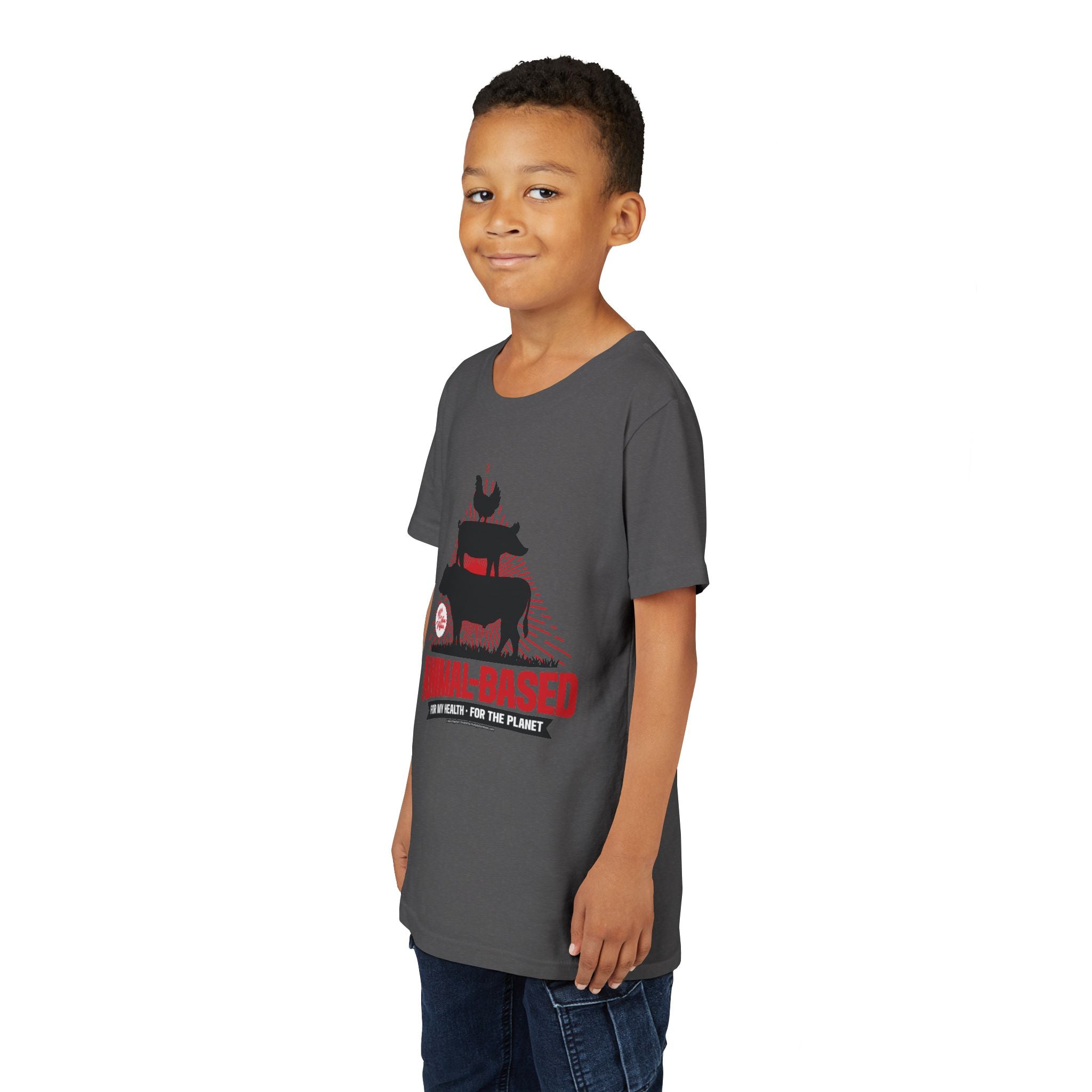 Animal Based - Youth Soft Cotton Short Sleeve T-Shirt