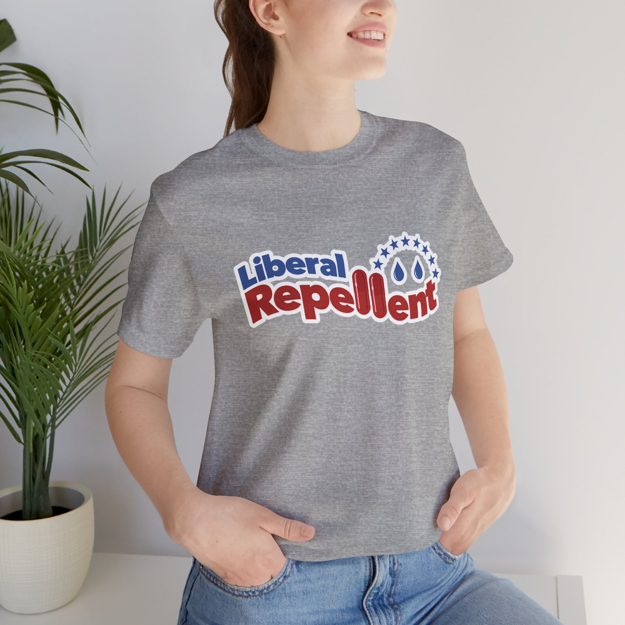 Liberal Repellent - Unisex Soft Cotton Short Sleeve T-Shirt
