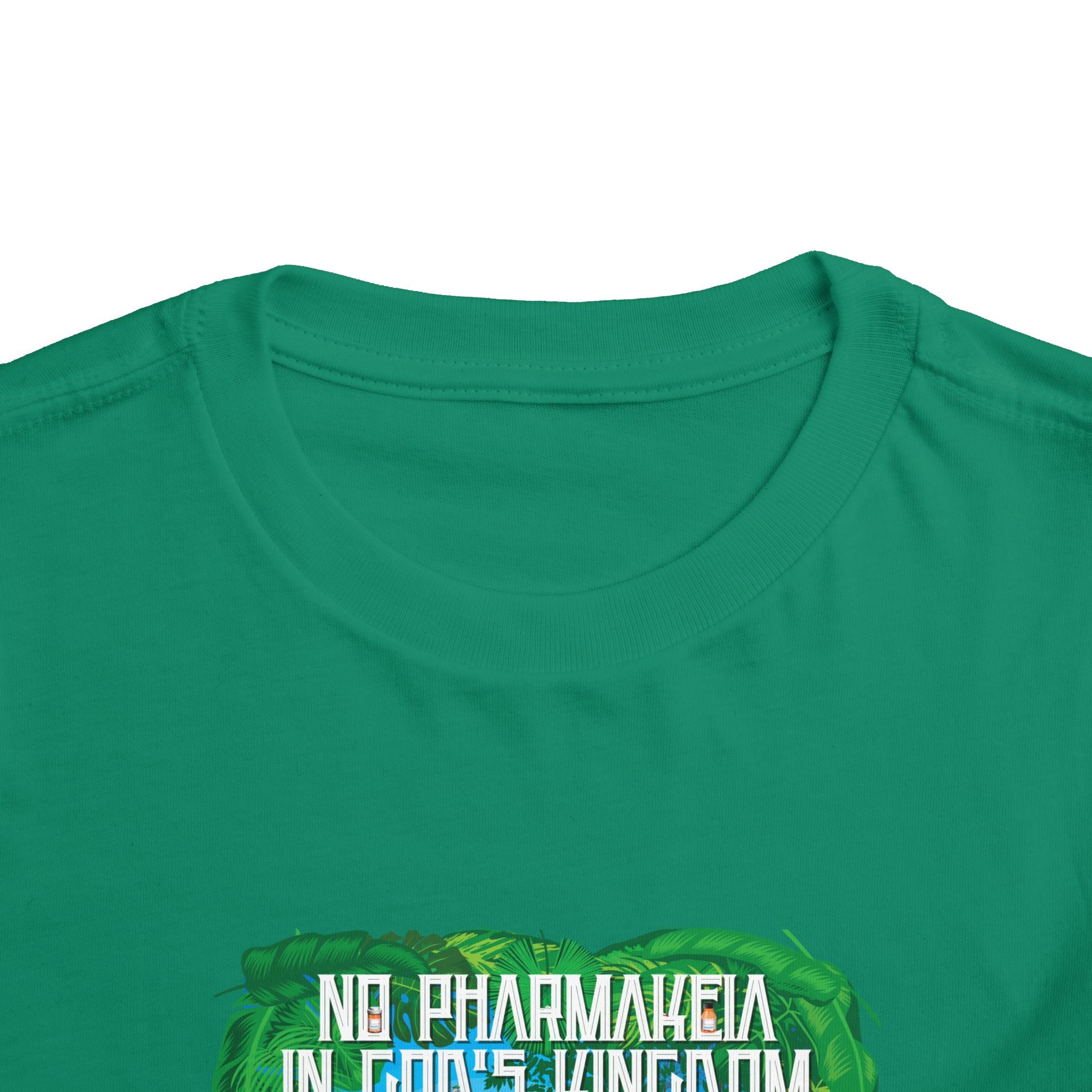 No Pharmakeia in God's Kingdom - Toddler Soft Cotton Short Sleeve T-Shirt