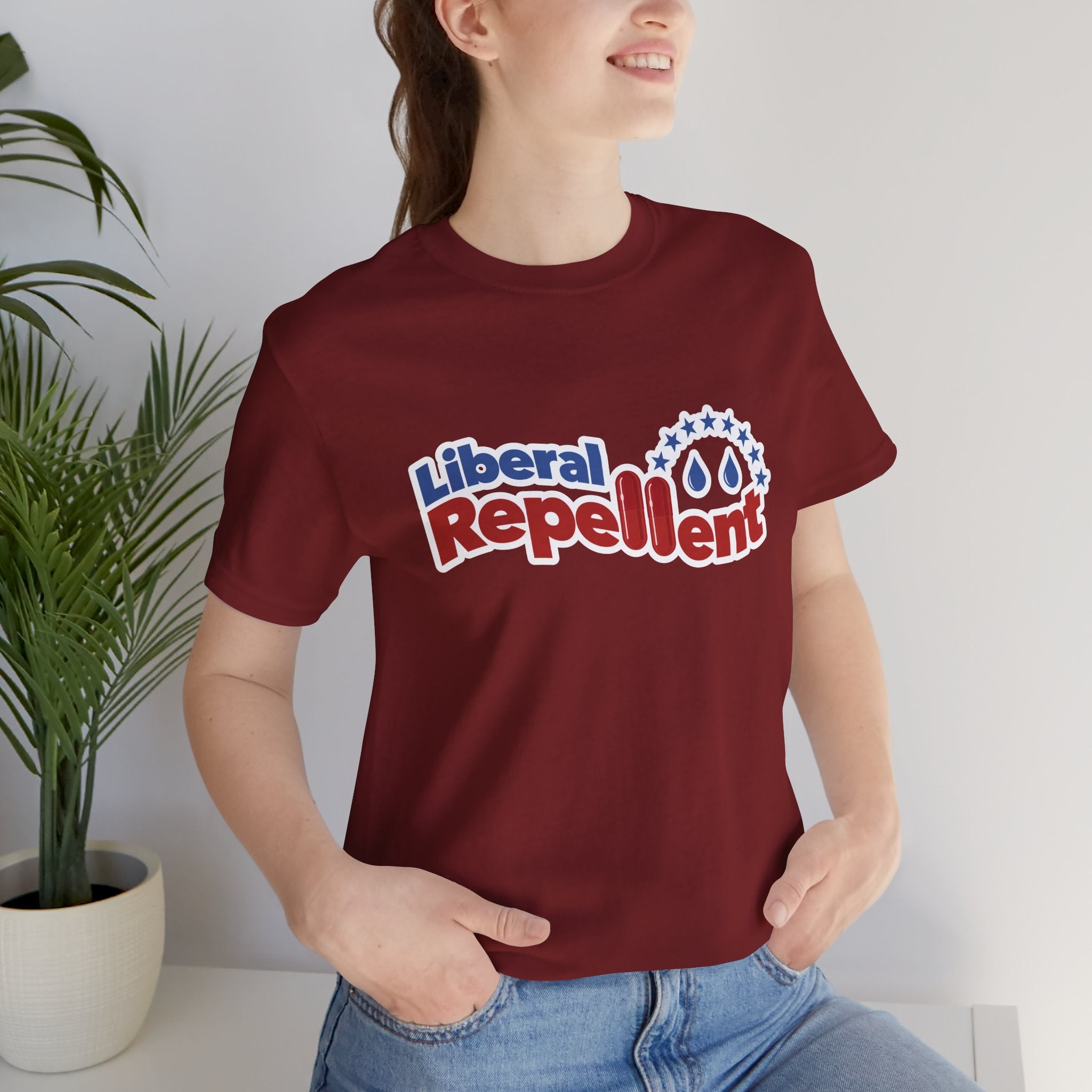 Liberal Repellent - Unisex Soft Cotton Short Sleeve T-Shirt