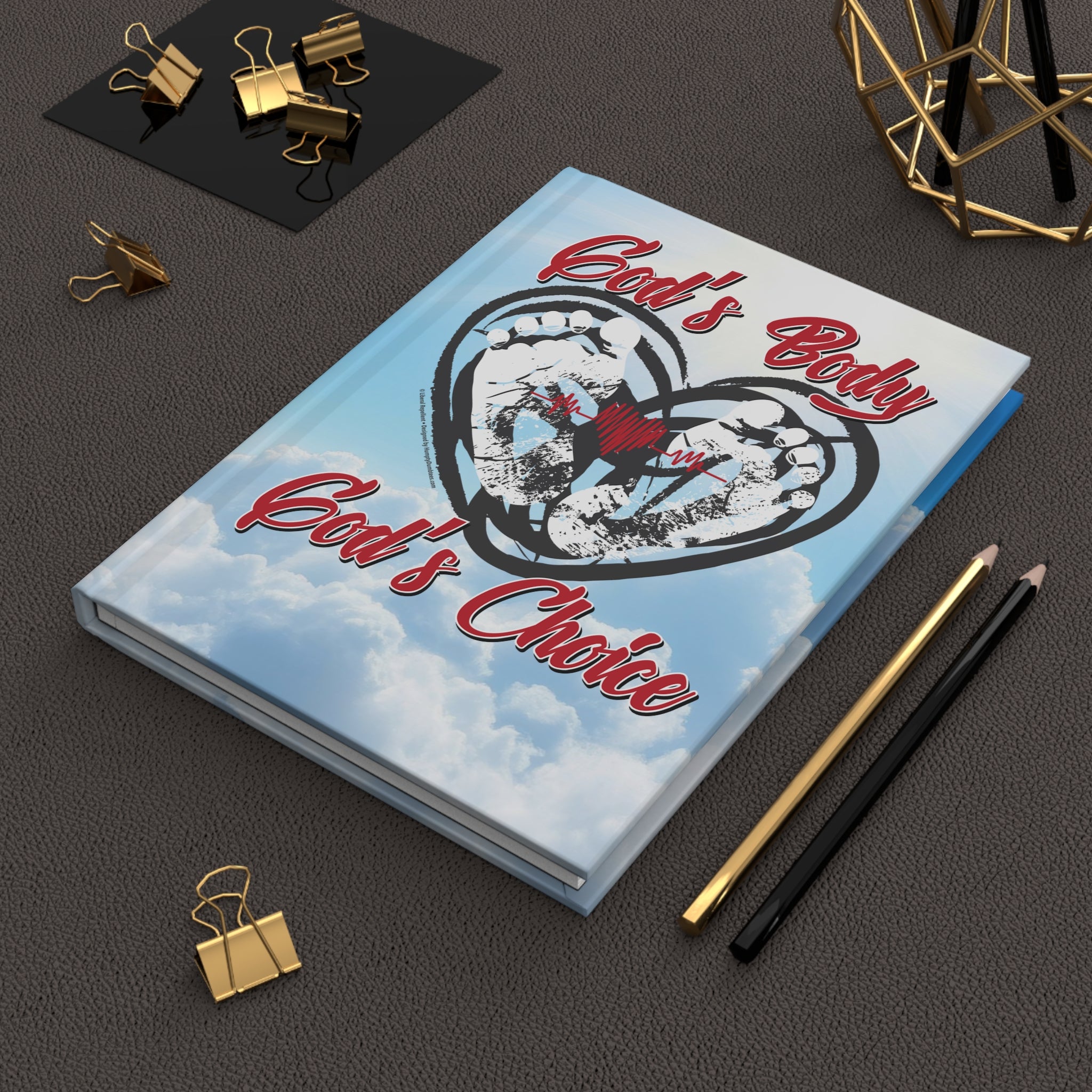 God's Body, God's Choice - Hardcover Writing Journal