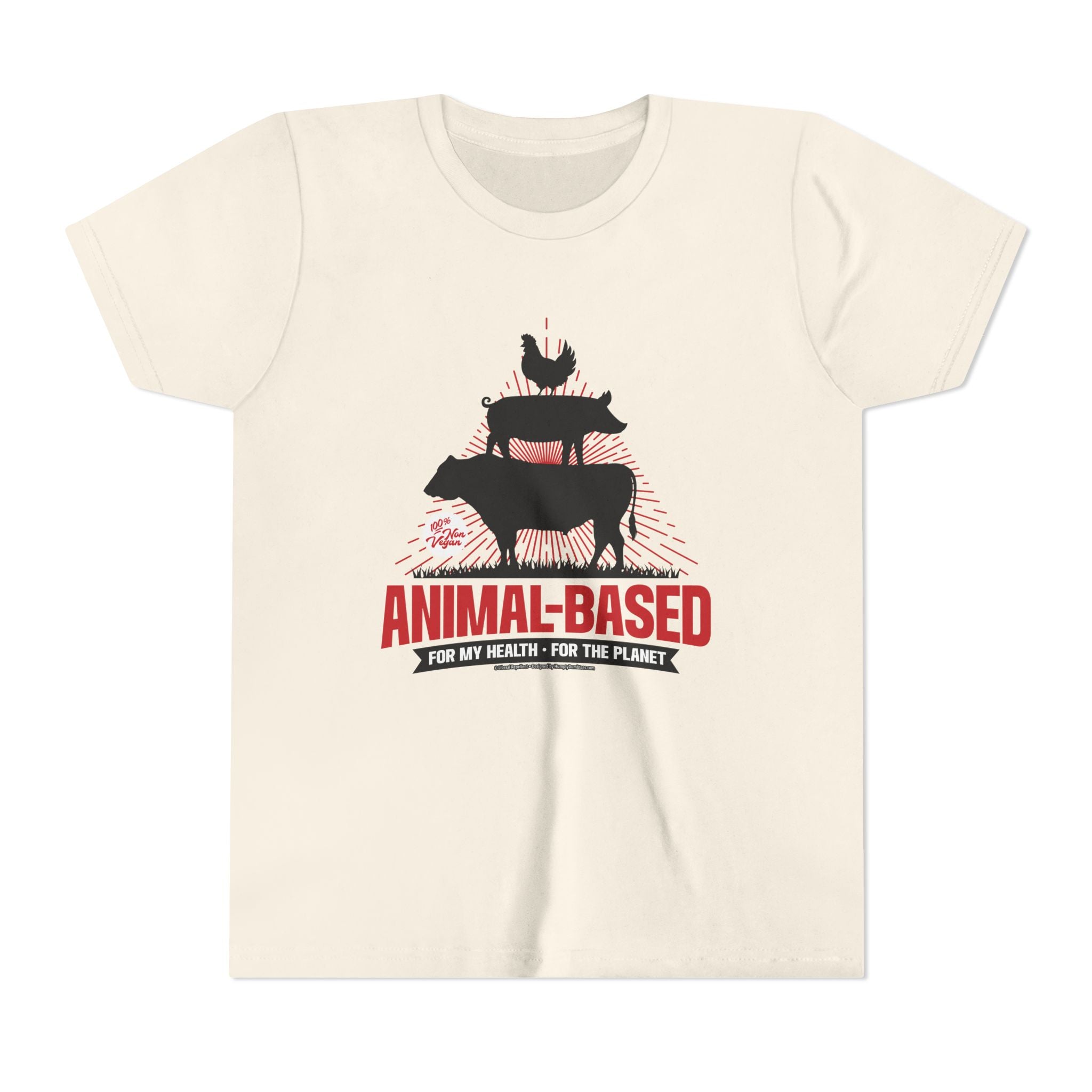Animal Based - Youth Soft Cotton Short Sleeve T-Shirt