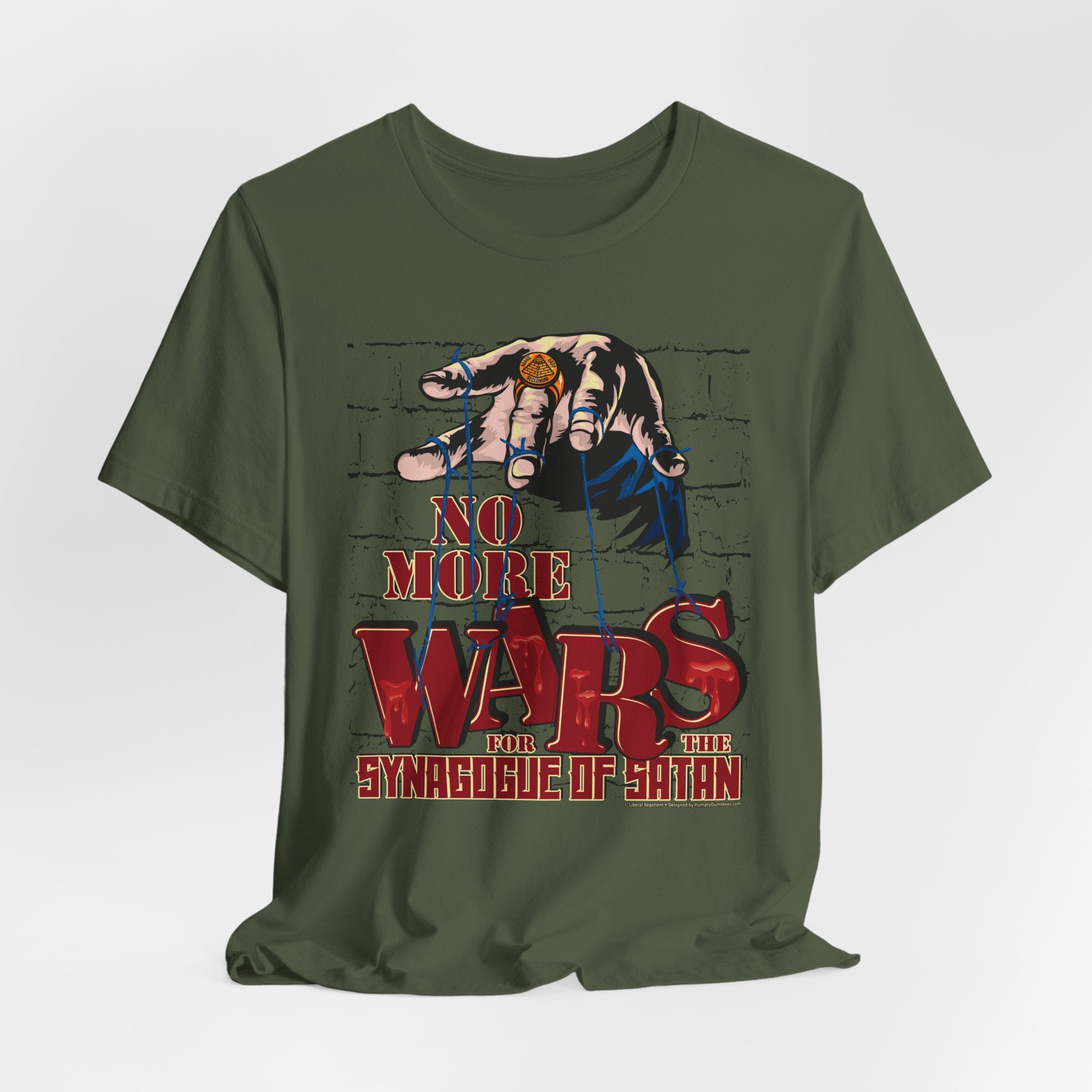 No More Wars for the Synagogue of Satan - Unisex Soft Cotton Short Sleeve T-Shirt
