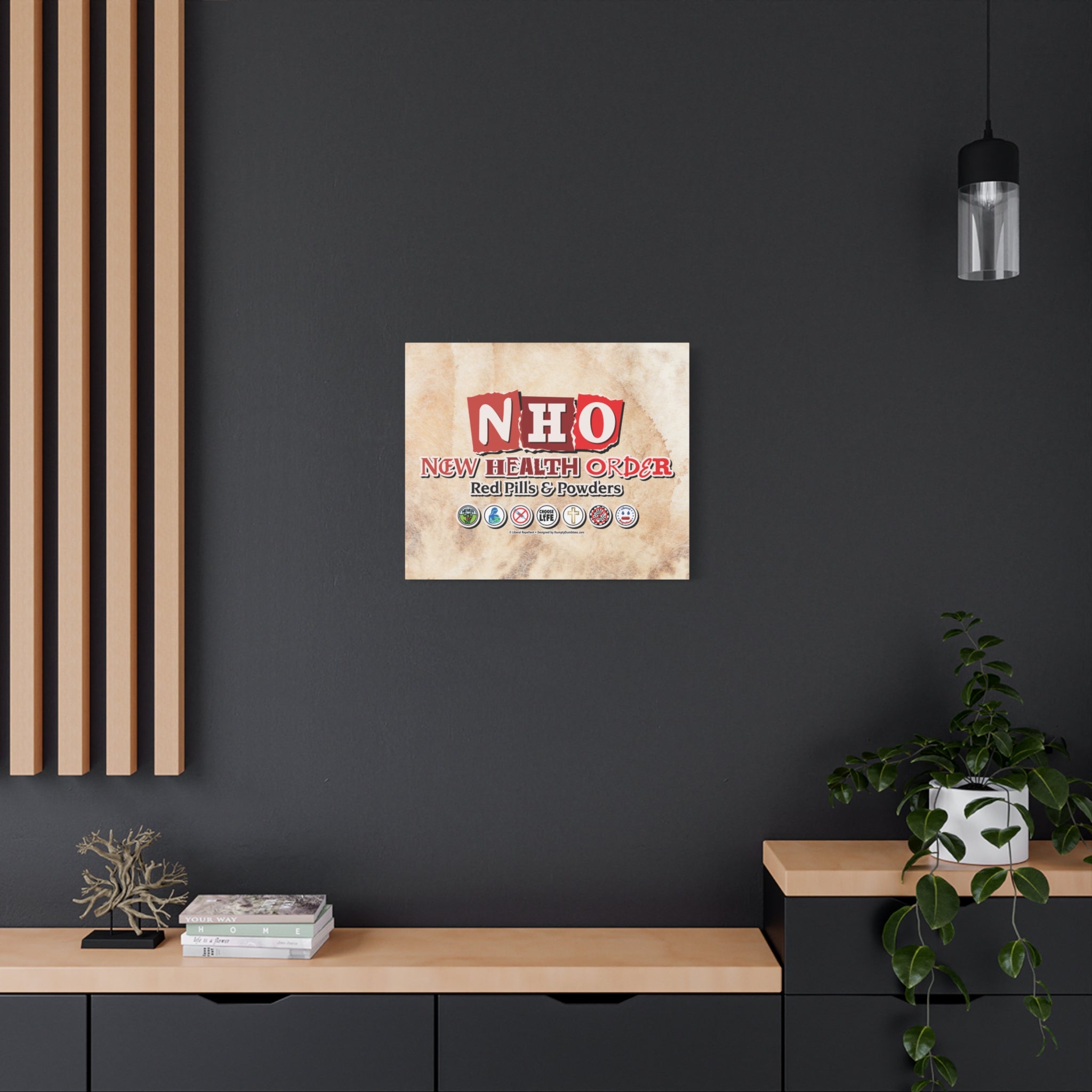 New Health Order - Gallery Wrapped Canvas Wall Art