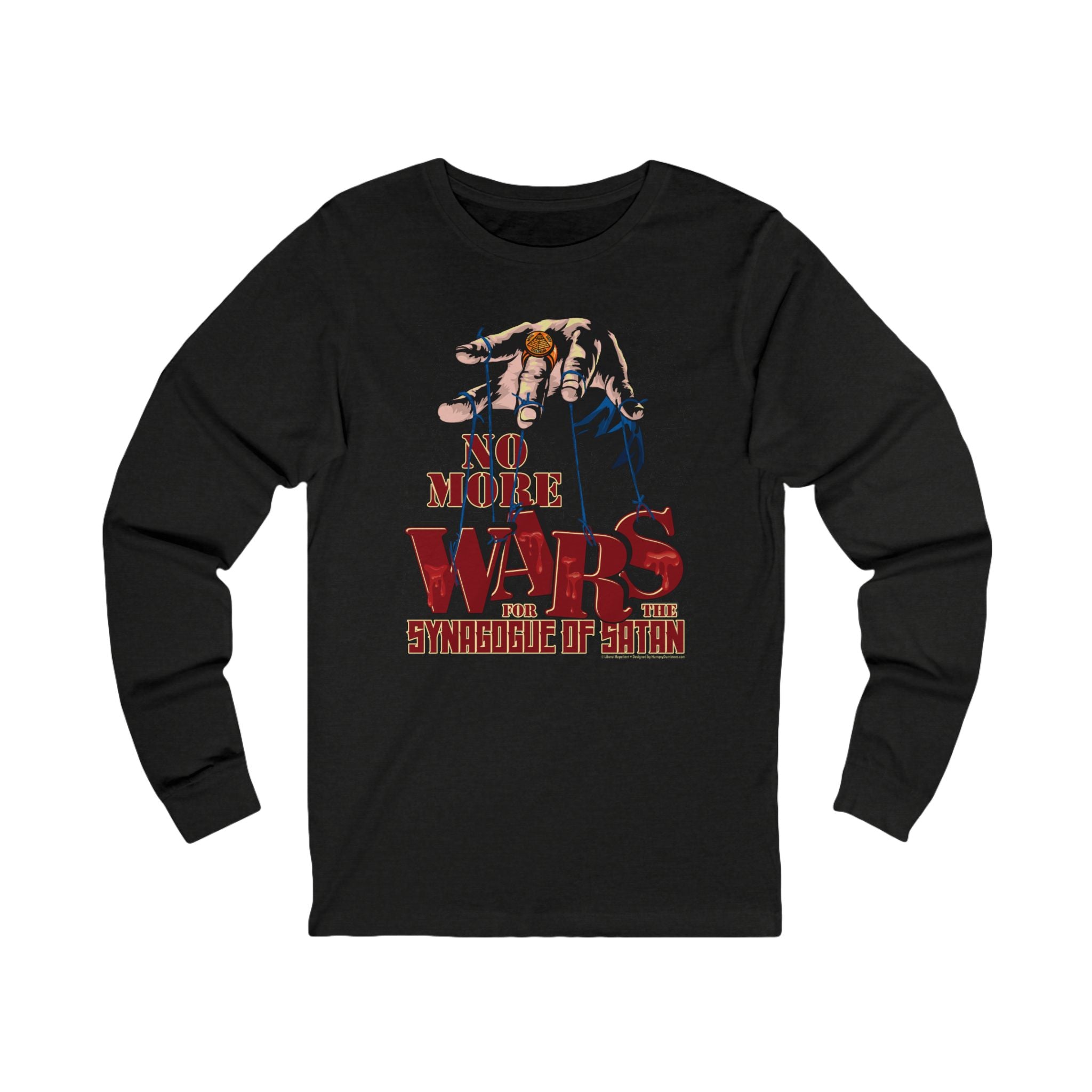 No More Wars for the Synagogue of Satan - Unisex Soft Cotton Long Sleeve T-Shirt