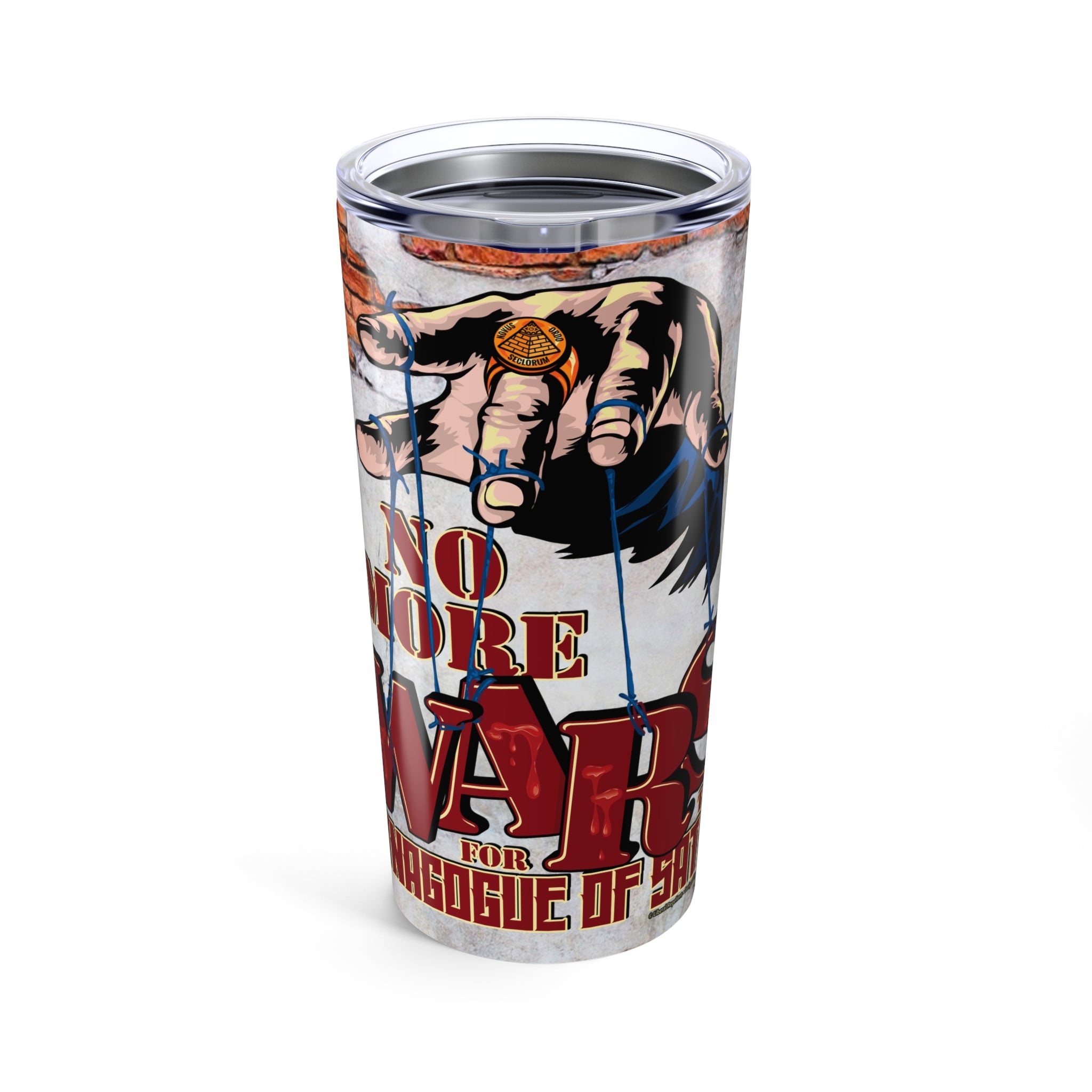 No More Wars for the Synagogue of Satan - 20oz Insulated Travel Tumbler
