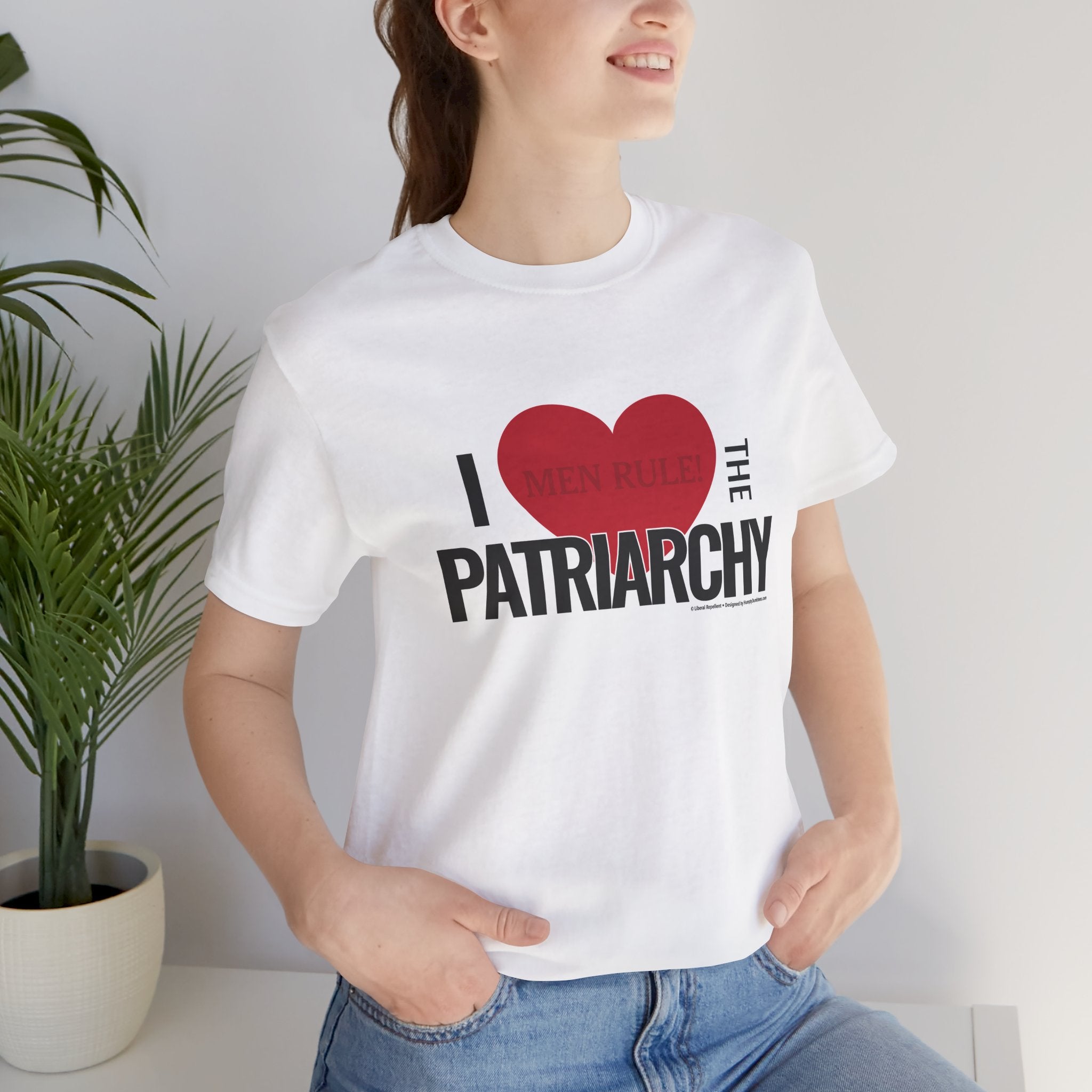 I Love The Patriarchy - Unisex Soft Cotton Short Sleeve T-Shirt
