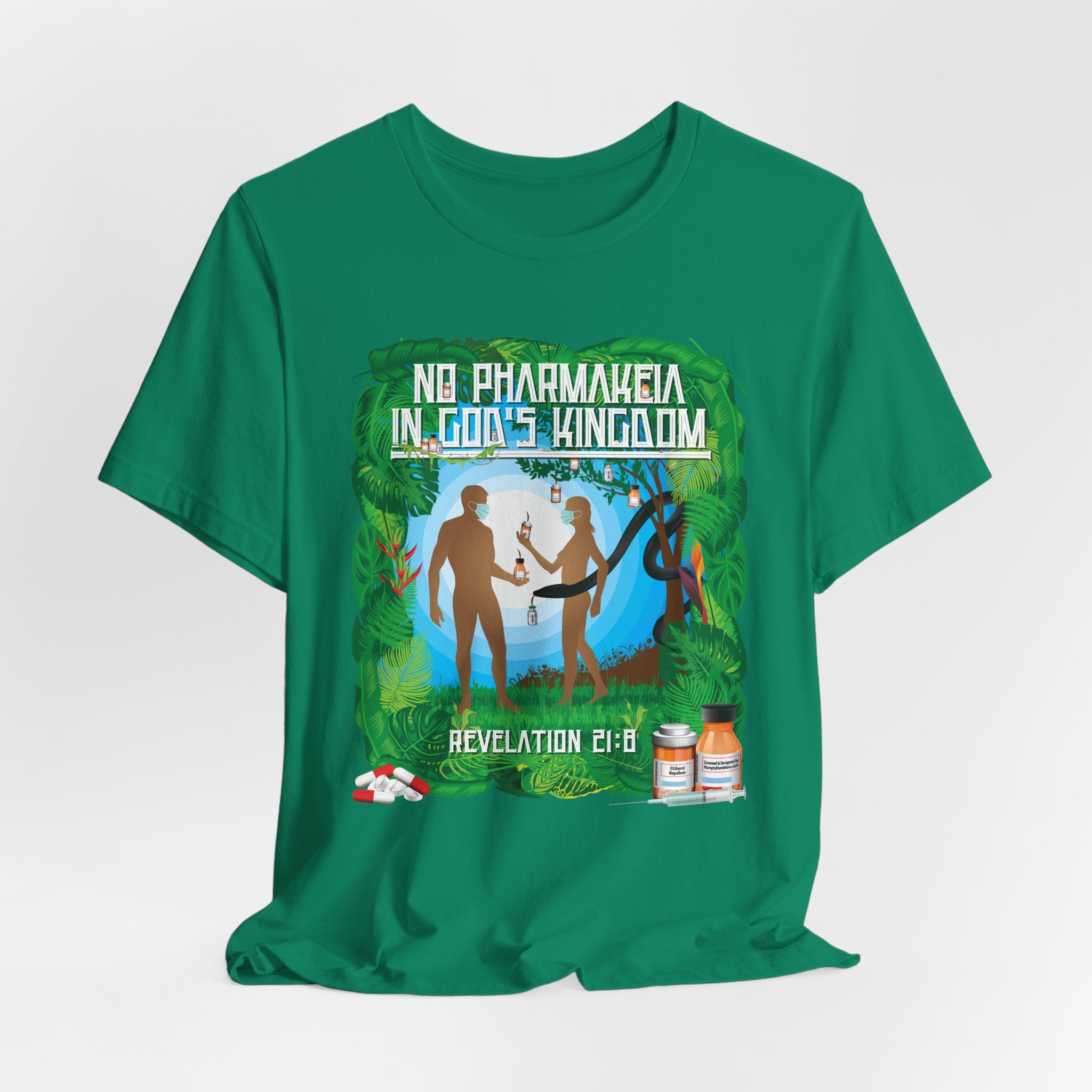 No Pharmakeia in God's Kingdom - Unisex Soft Cotton Short Sleeve T-Shirt