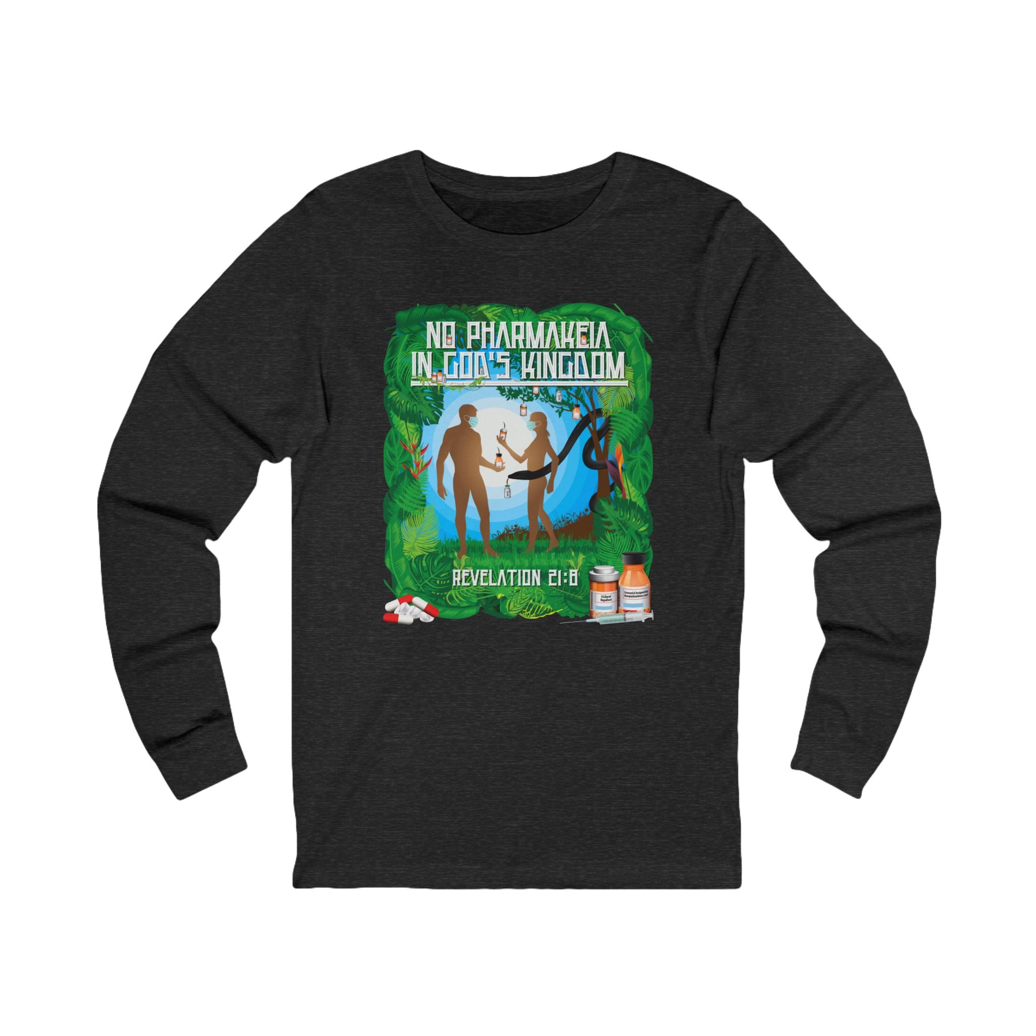 No Pharmakeia In God's Kingdom - Unisex Soft Cotton Long Sleeve T-Shirt