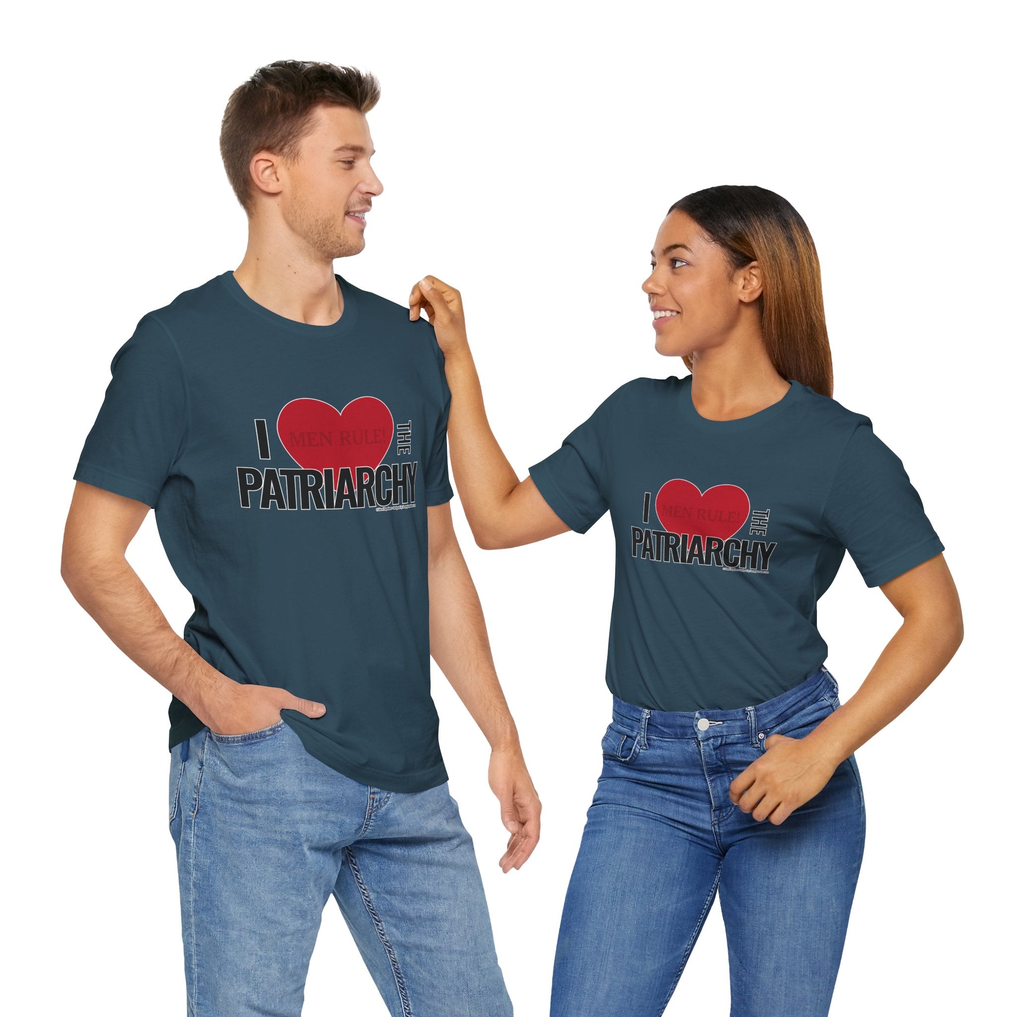 I Love The Patriarchy - Unisex Soft Cotton Short Sleeve T-Shirt