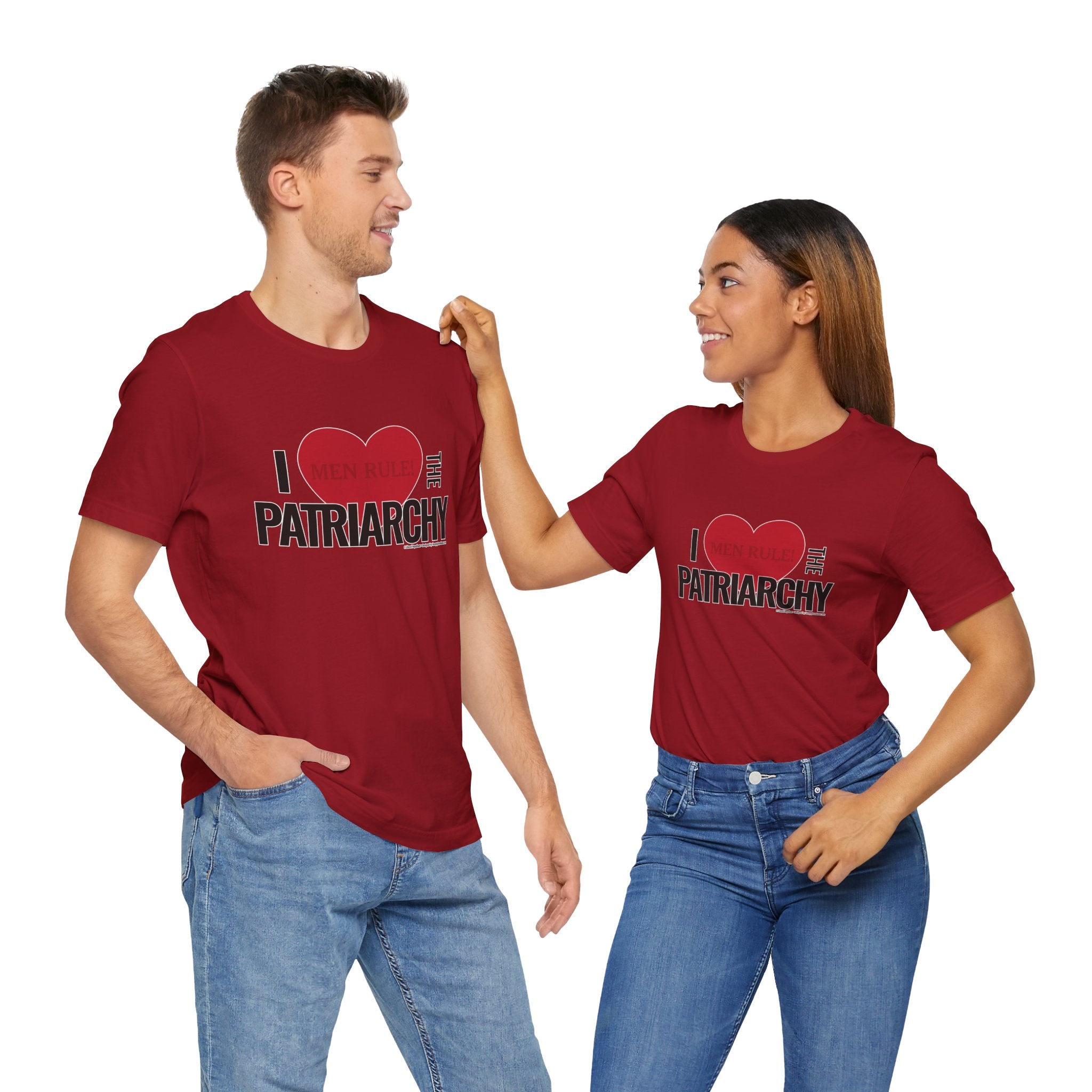 I Love The Patriarchy - Unisex Soft Cotton Short Sleeve T-Shirt