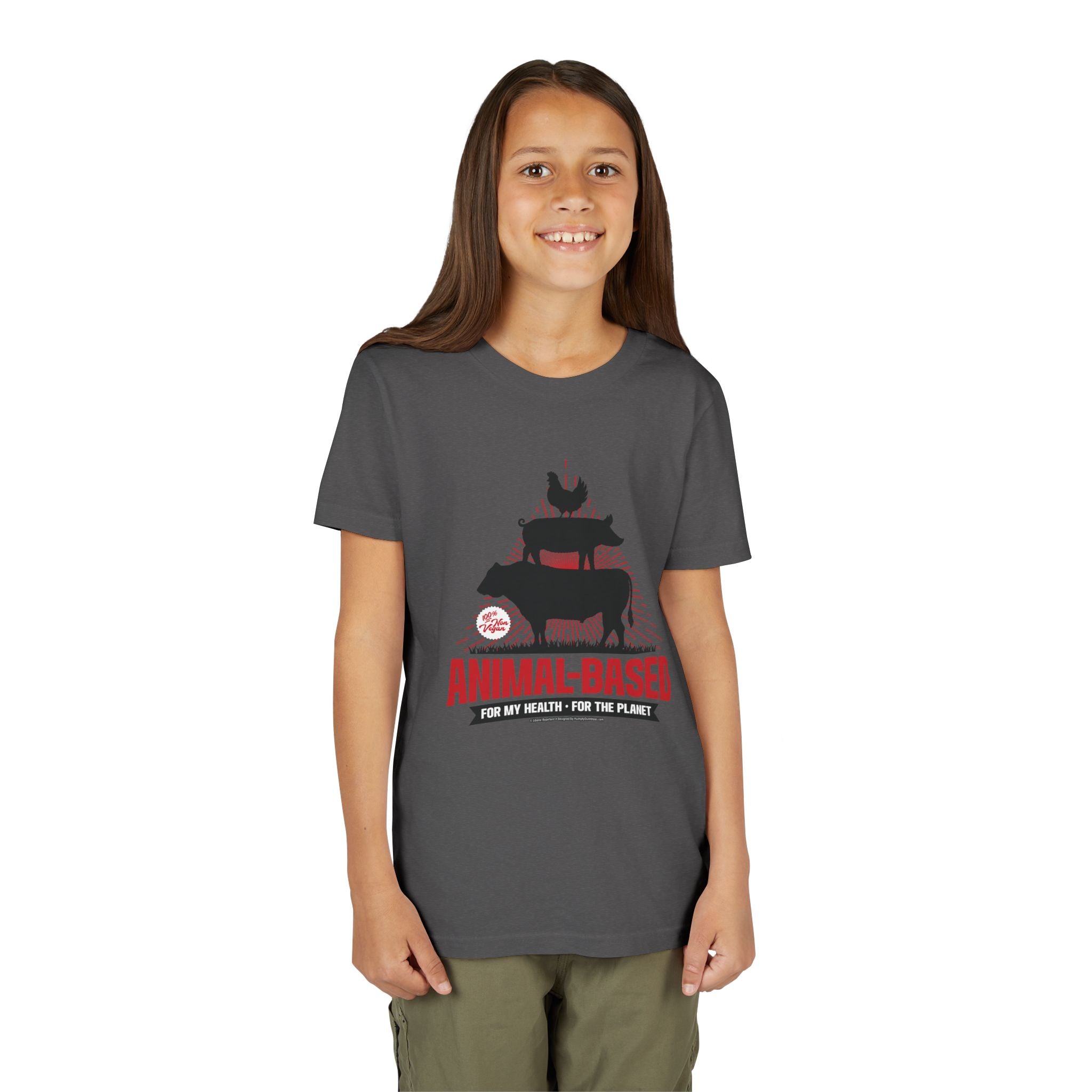 Animal Based - Youth Soft Cotton Short Sleeve T-Shirt