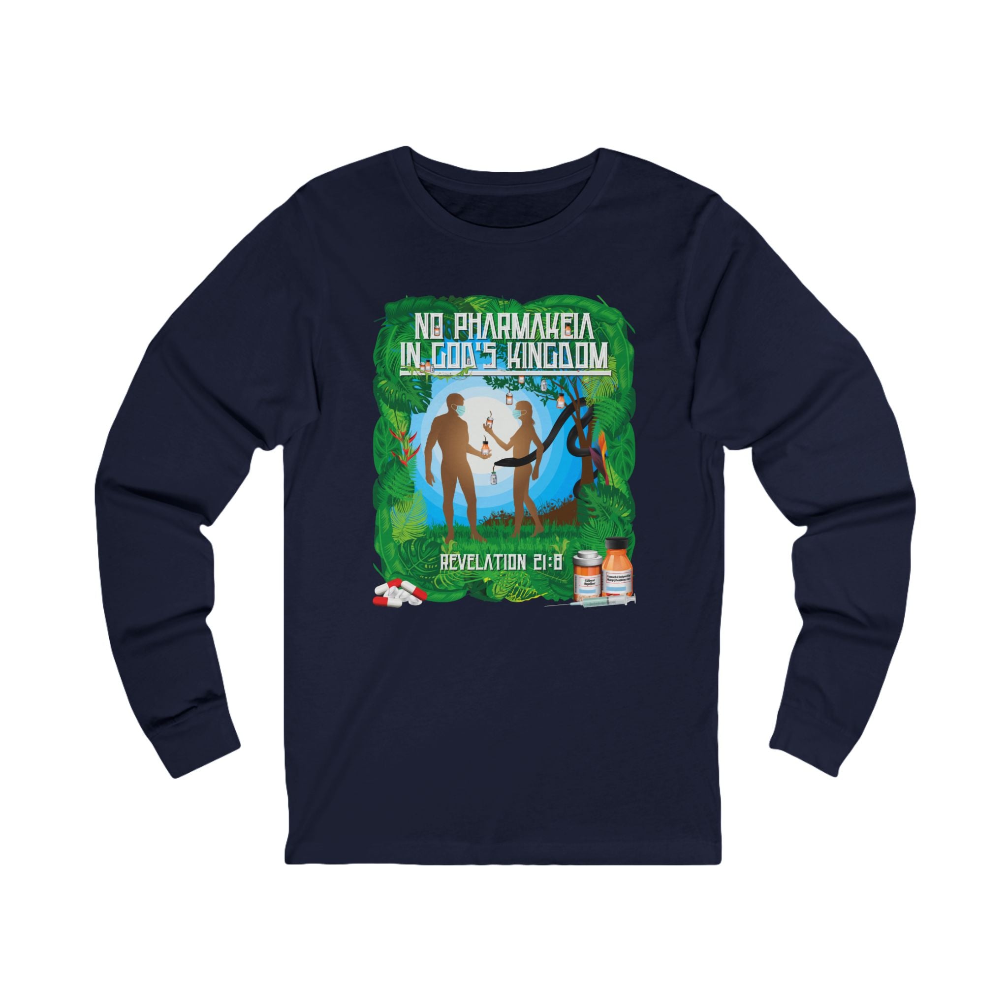 No Pharmakeia In God's Kingdom - Unisex Soft Cotton Long Sleeve T-Shirt