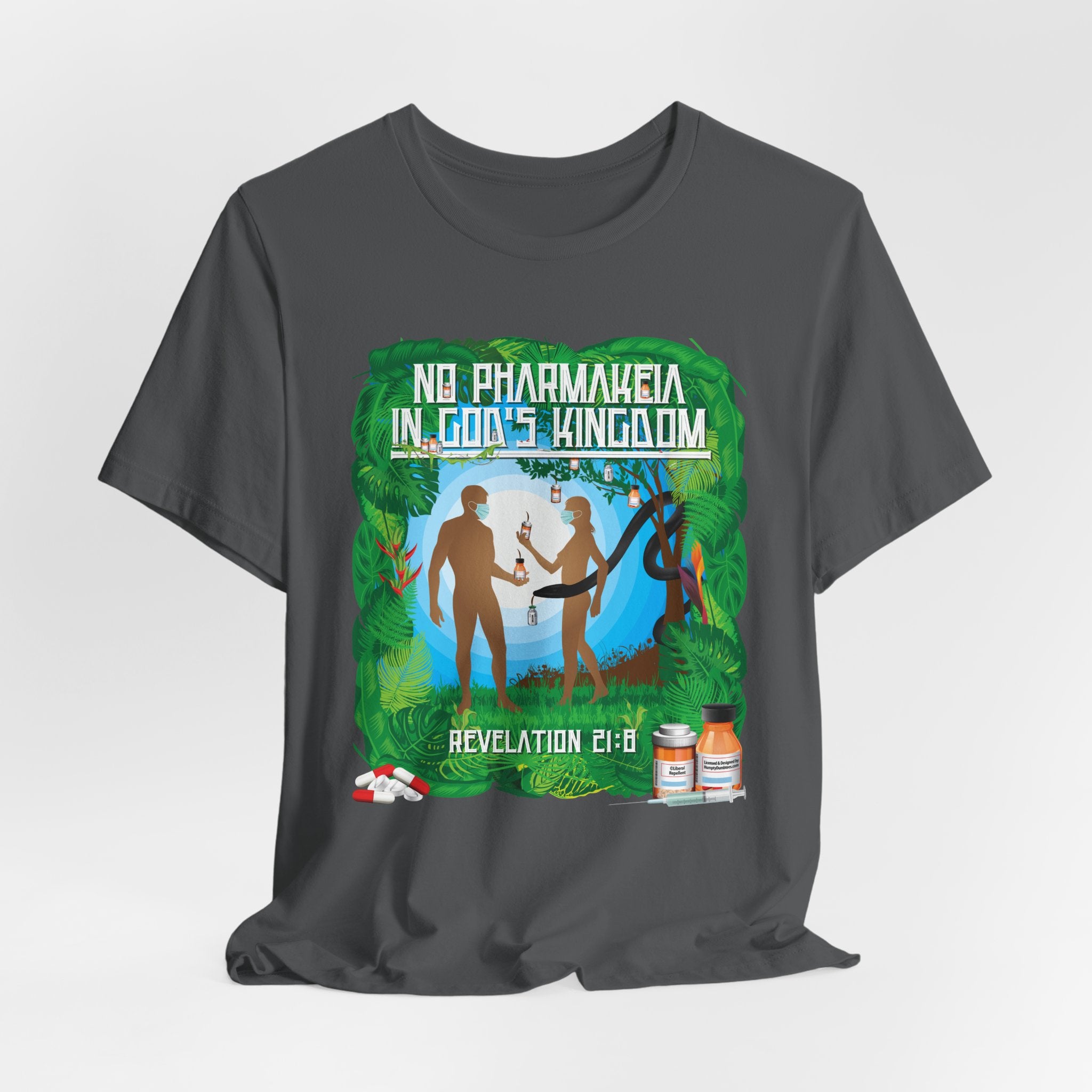 No Pharmakeia in God's Kingdom - Unisex Soft Cotton Short Sleeve T-Shirt