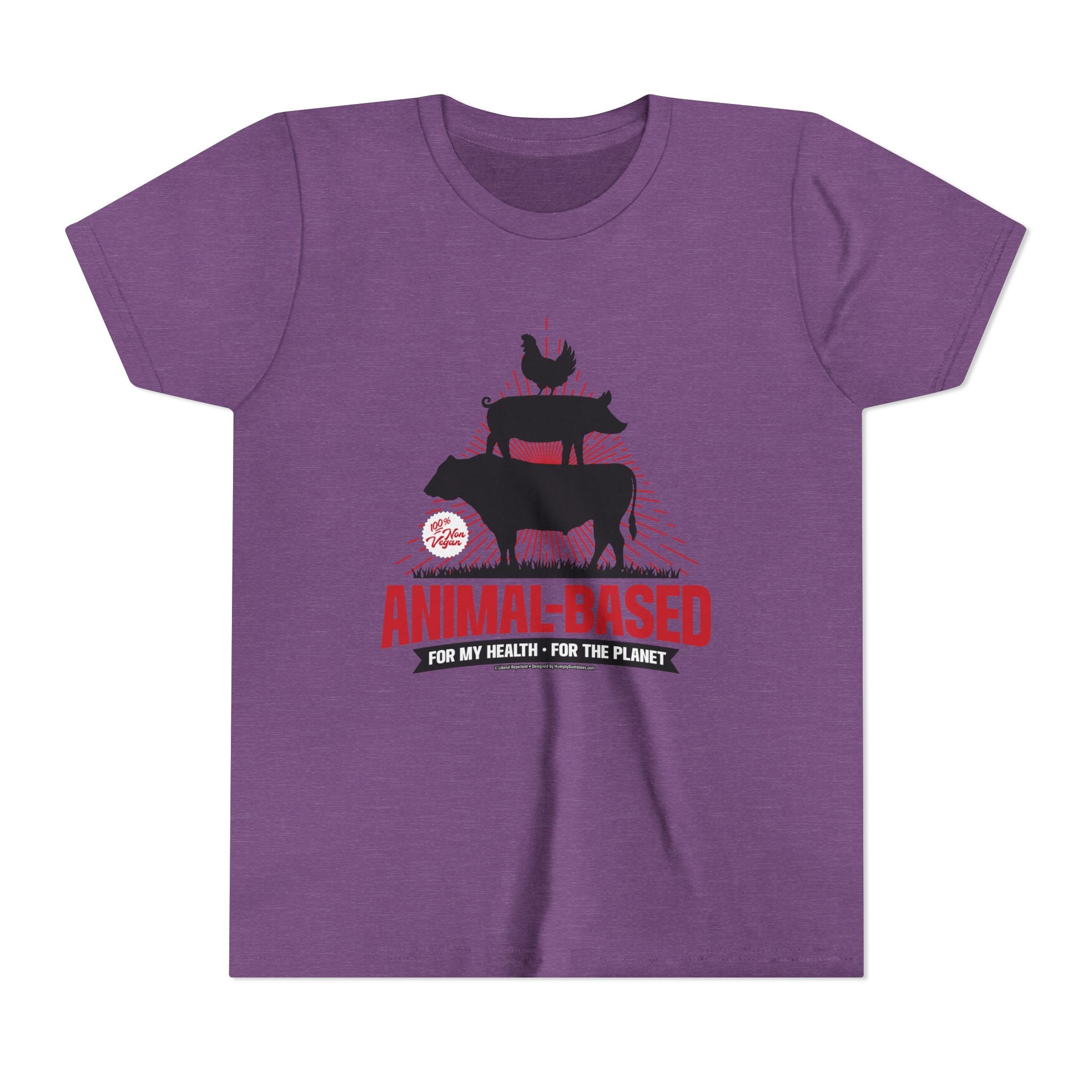 Animal Based - Youth Soft Cotton Short Sleeve T-Shirt