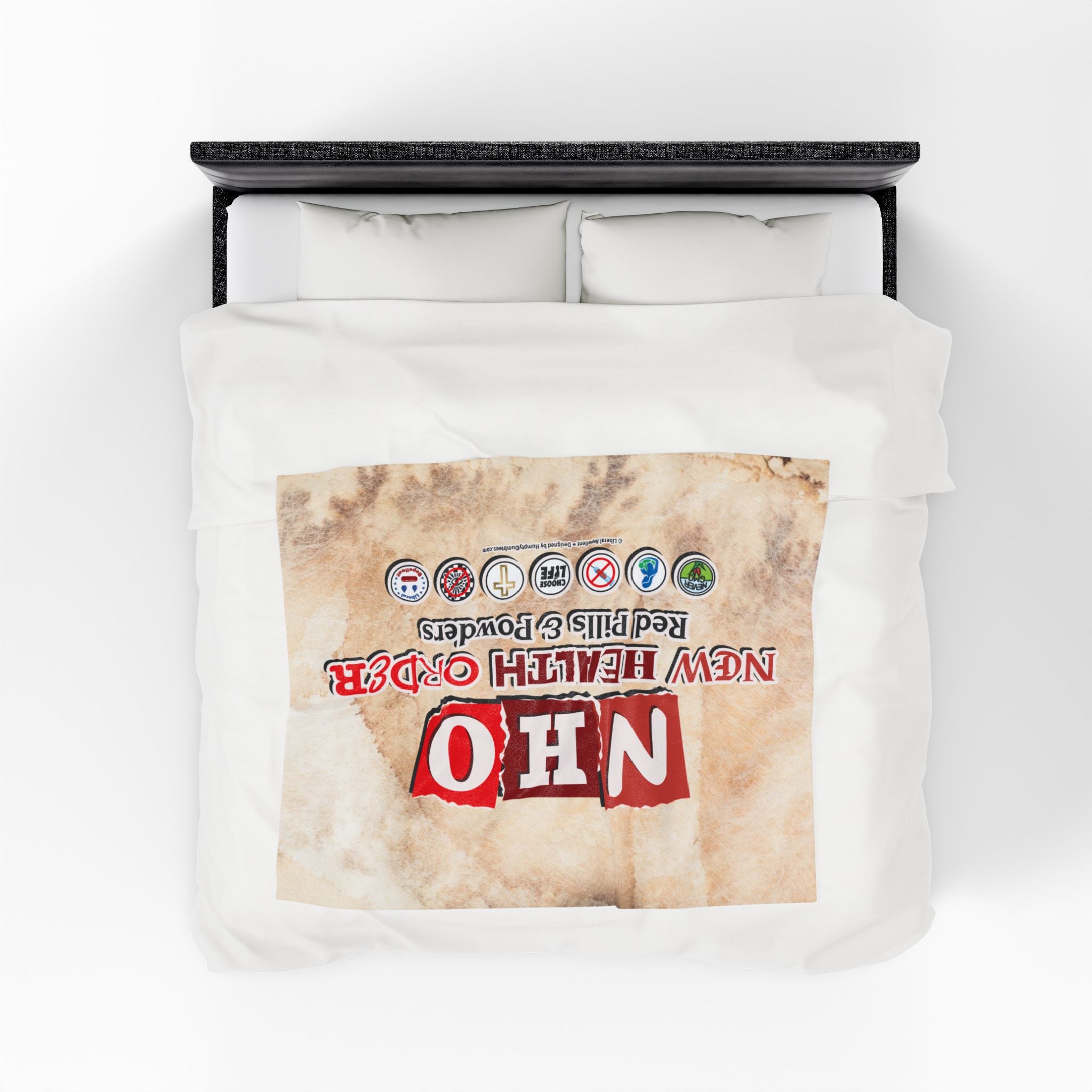 New Health Order - Eco-Friendly Velveteen Plush Blanket