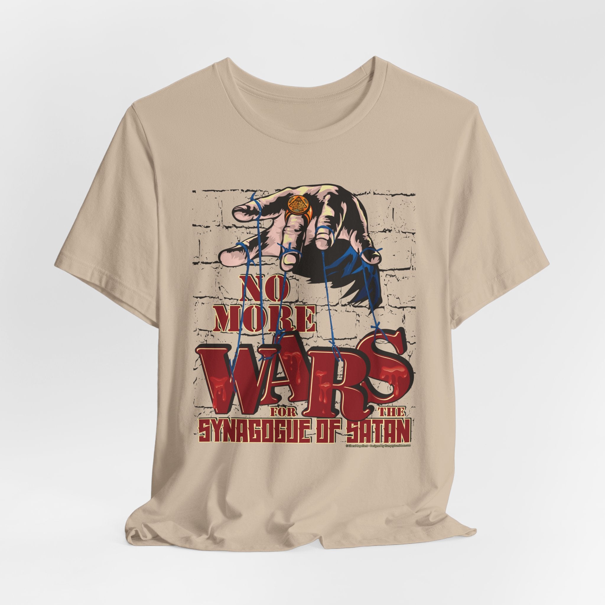 No More Wars for the Synagogue of Satan - Unisex Soft Cotton Short Sleeve T-Shirt