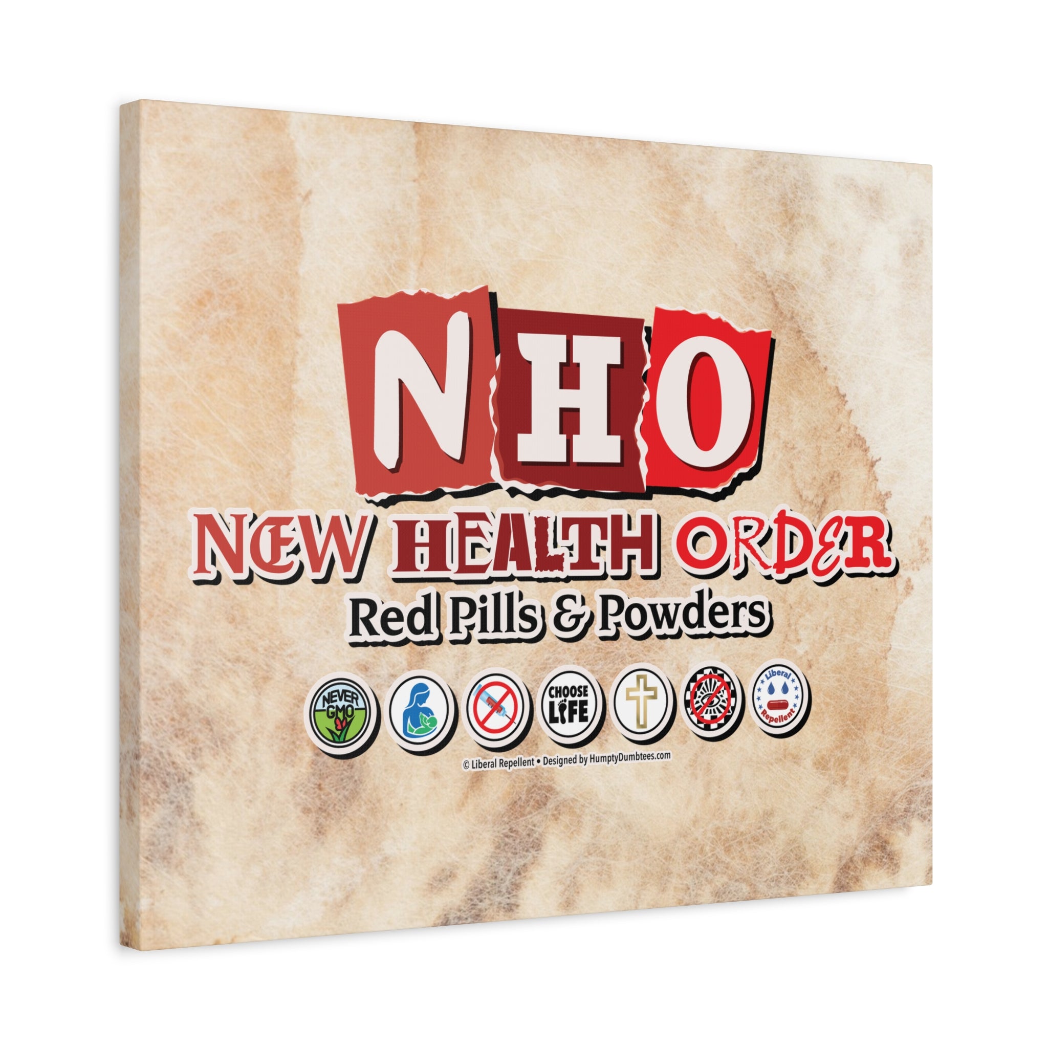 New Health Order - Gallery Wrapped Canvas Wall Art