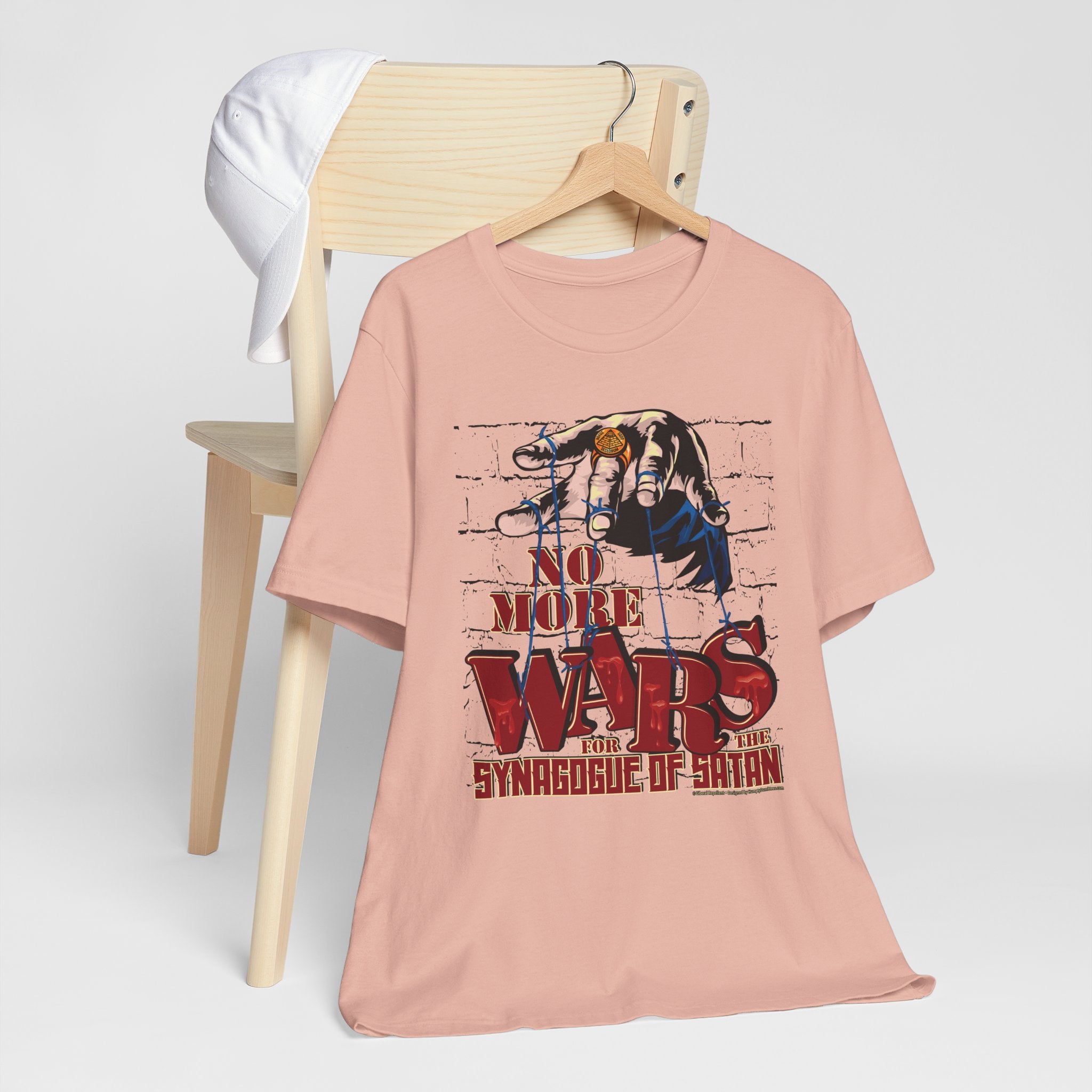 No More Wars for the Synagogue of Satan - Unisex Soft Cotton Short Sleeve T-Shirt