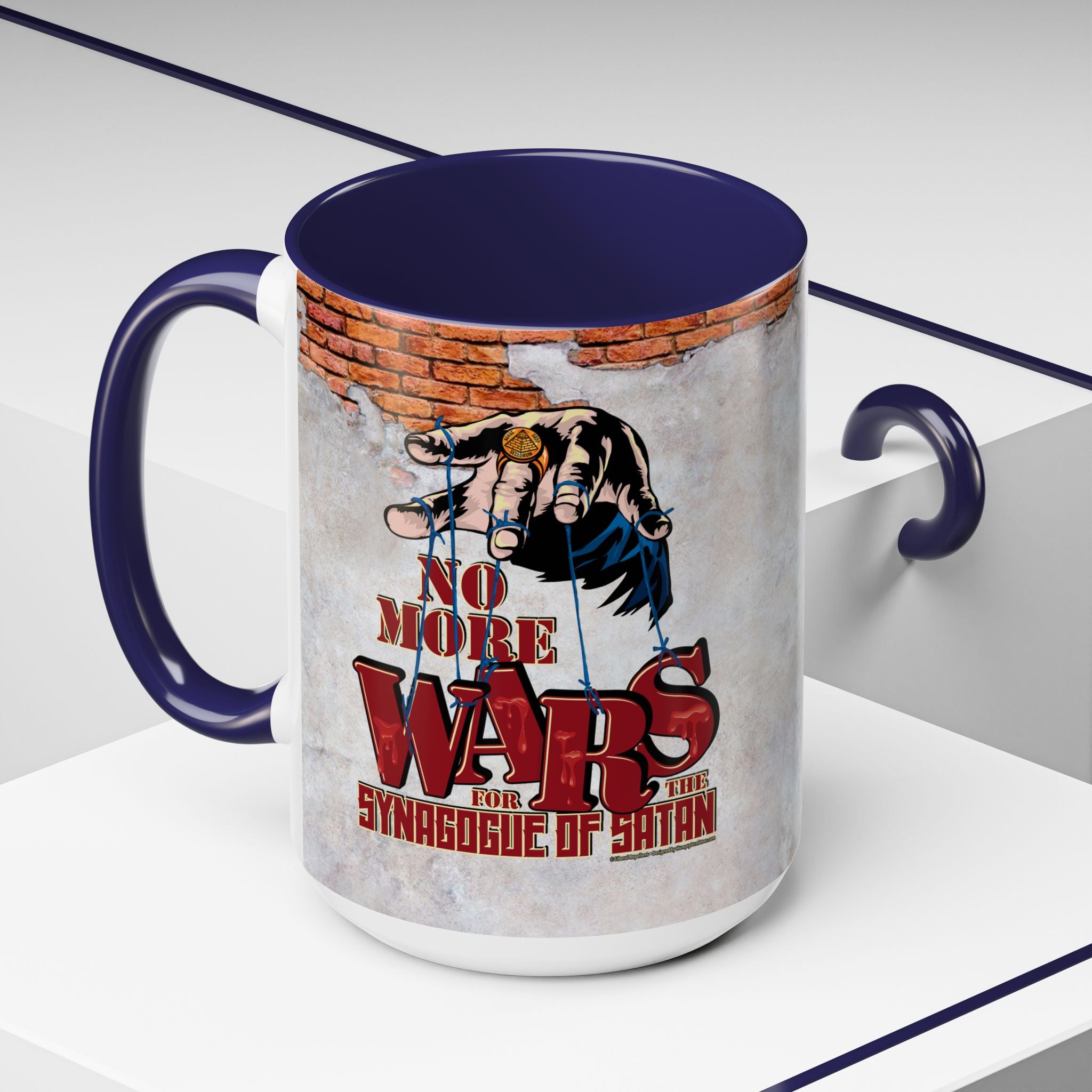 No More Wars for the Synagogue of Satan - 11 & 15oz Ceramic Coffee Mug