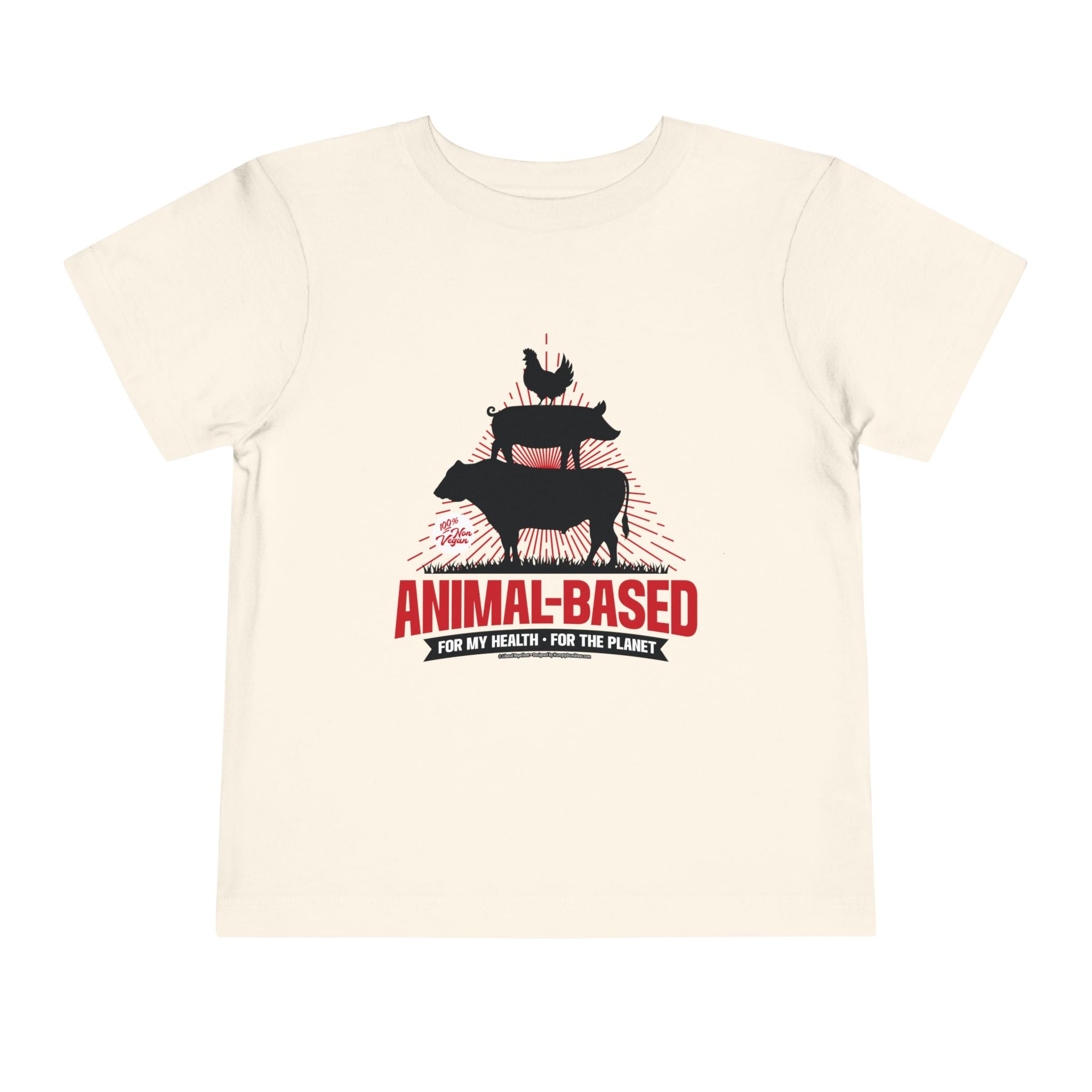 Animal Based - Toddler Soft Cotton Short Sleeve T-Shirt