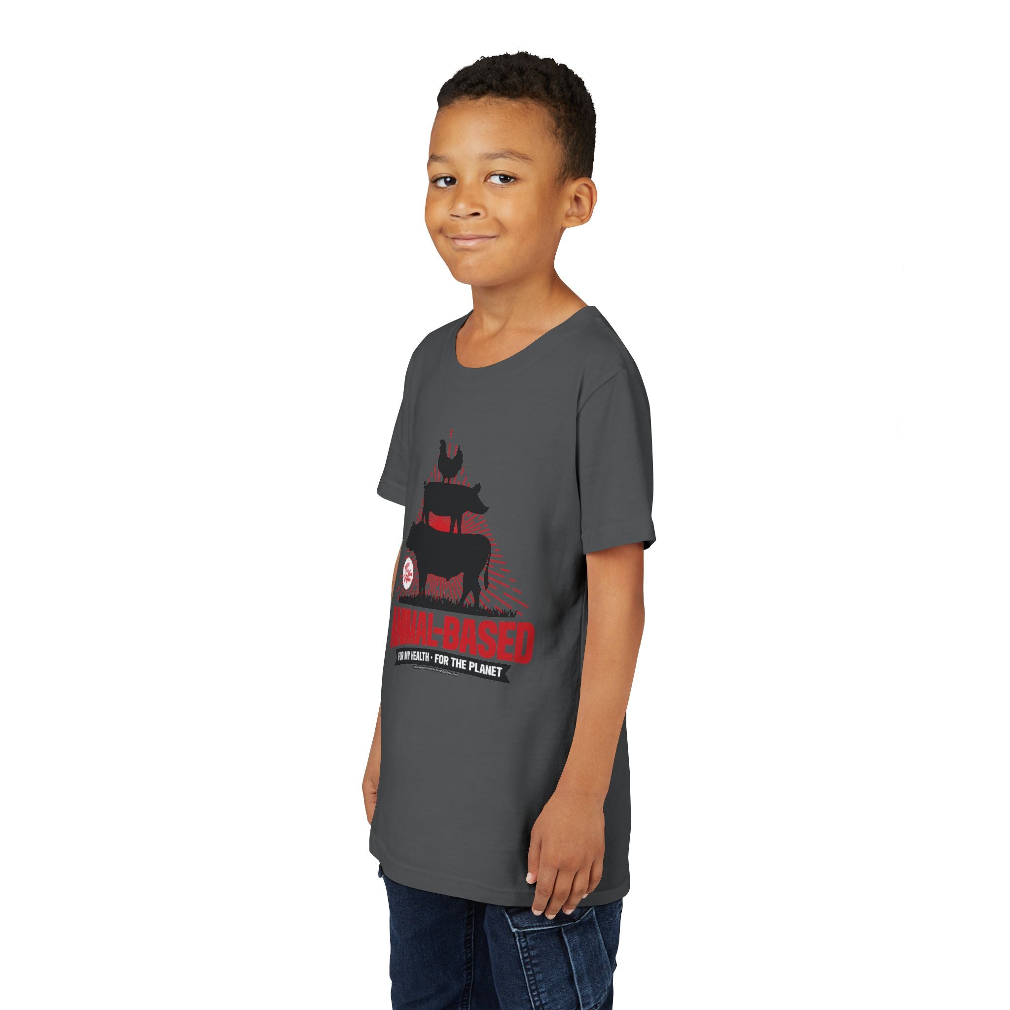Animal Based - Youth Soft Cotton Short Sleeve T-Shirt