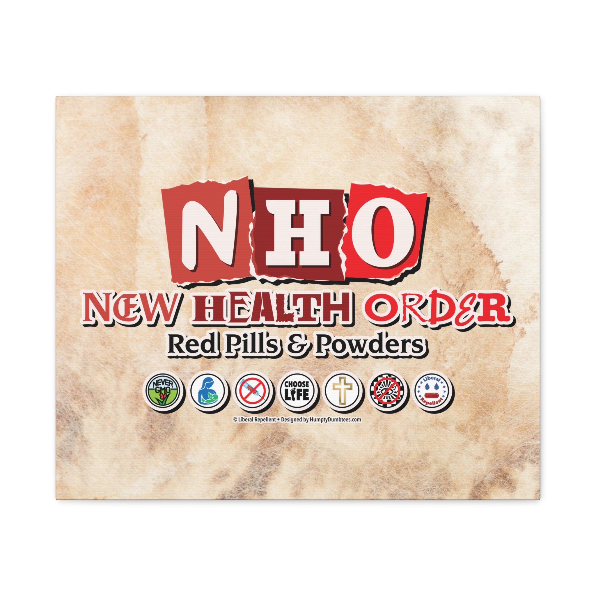 New Health Order - Gallery Wrapped Canvas Wall Art
