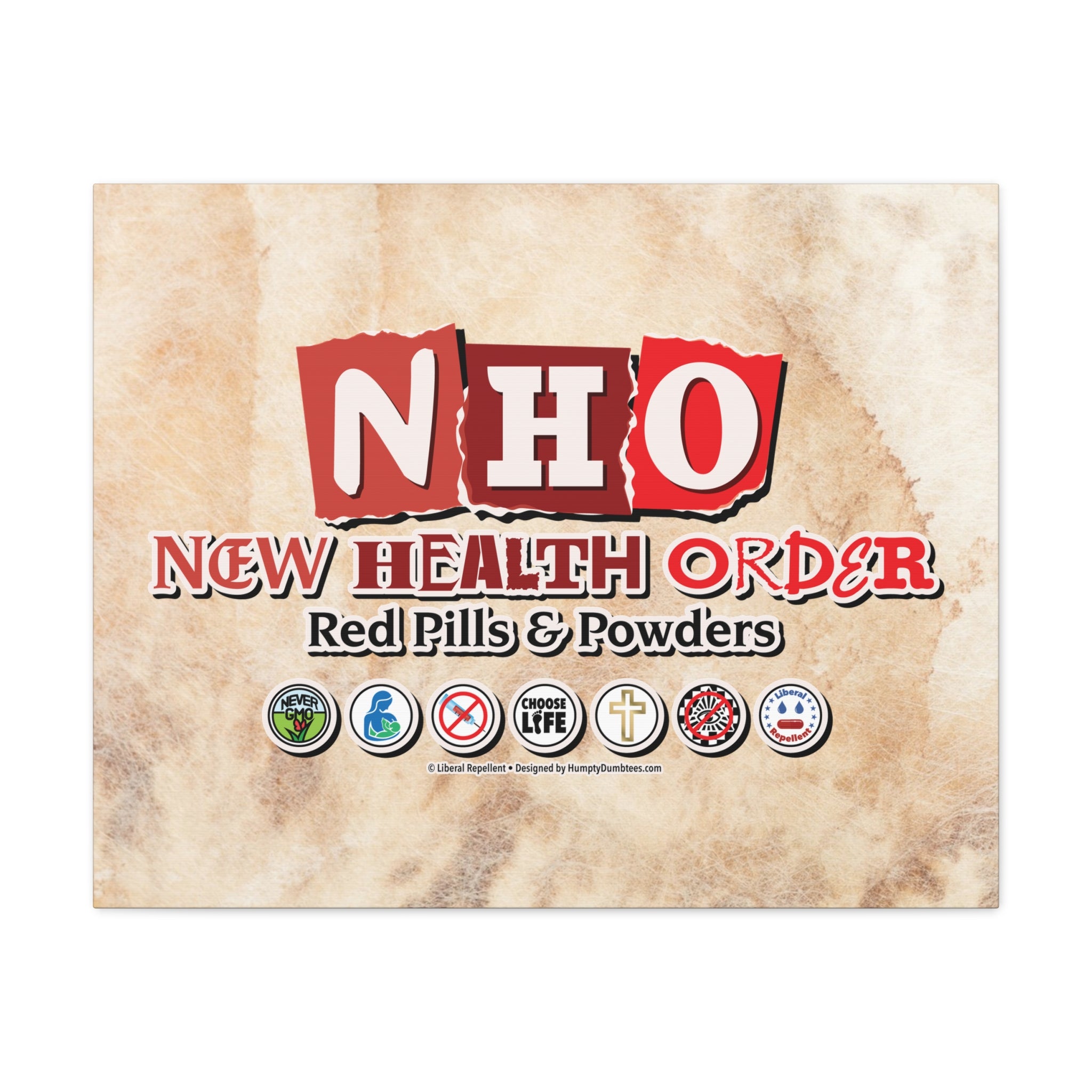 New Health Order - Gallery Wrapped Canvas Wall Art