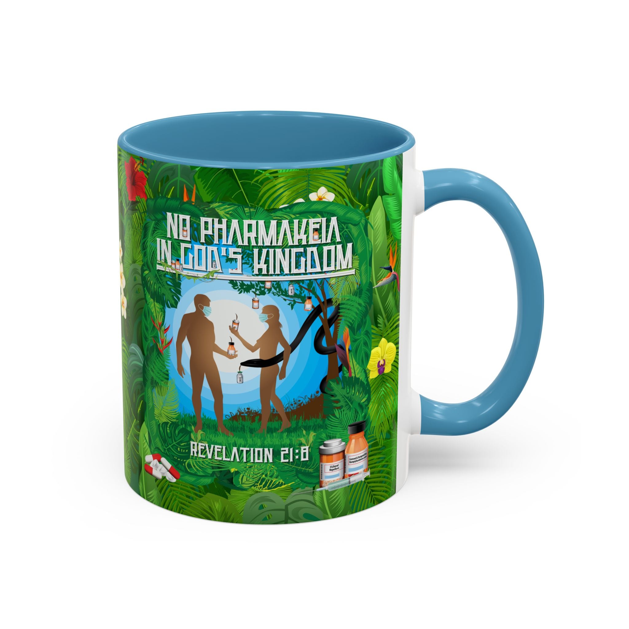 No Pharmakeia in God's Kingdom - 11 & 15oz Ceramic Coffee Mug