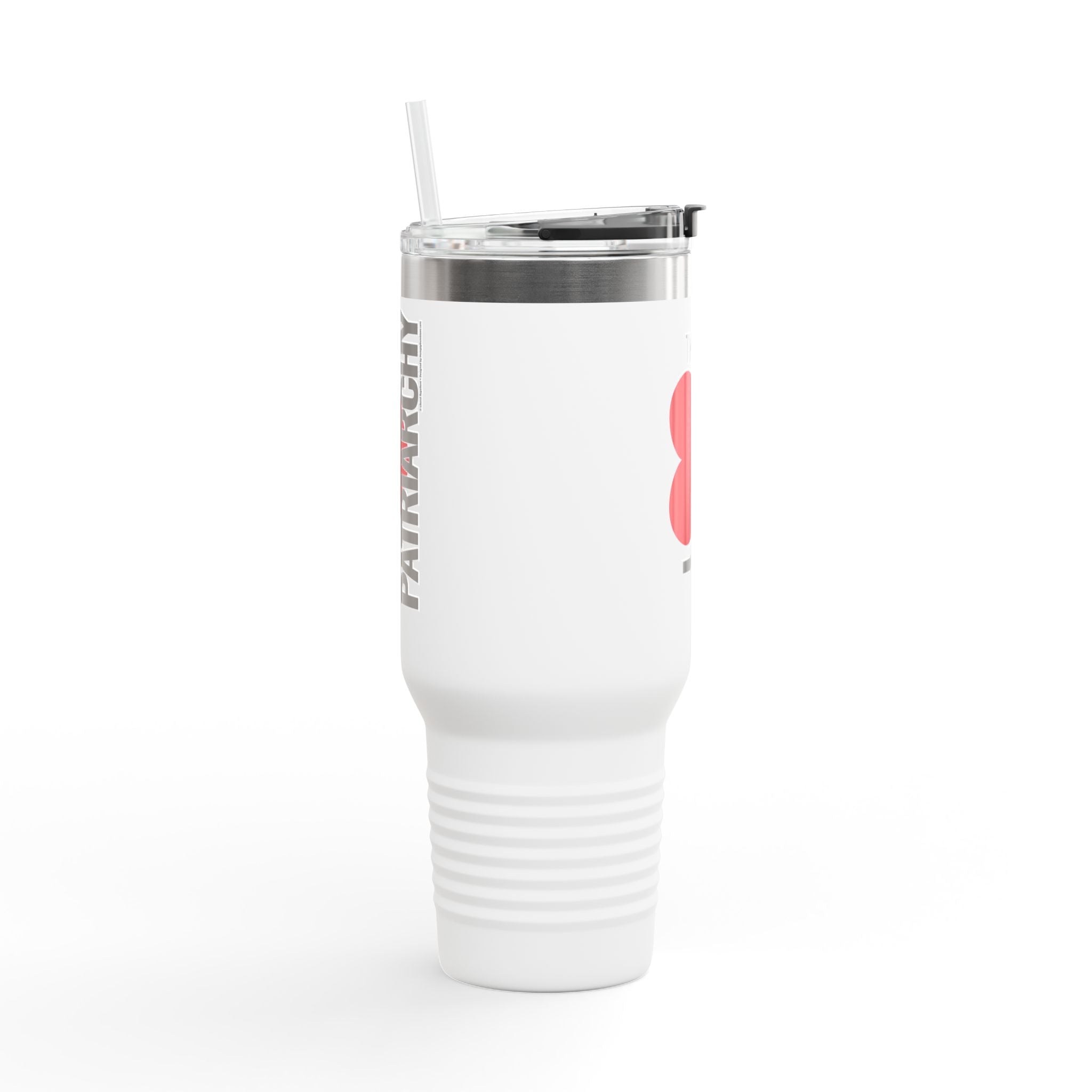 I Heart the Patriarchy - 40oz Insulated Travel Mug