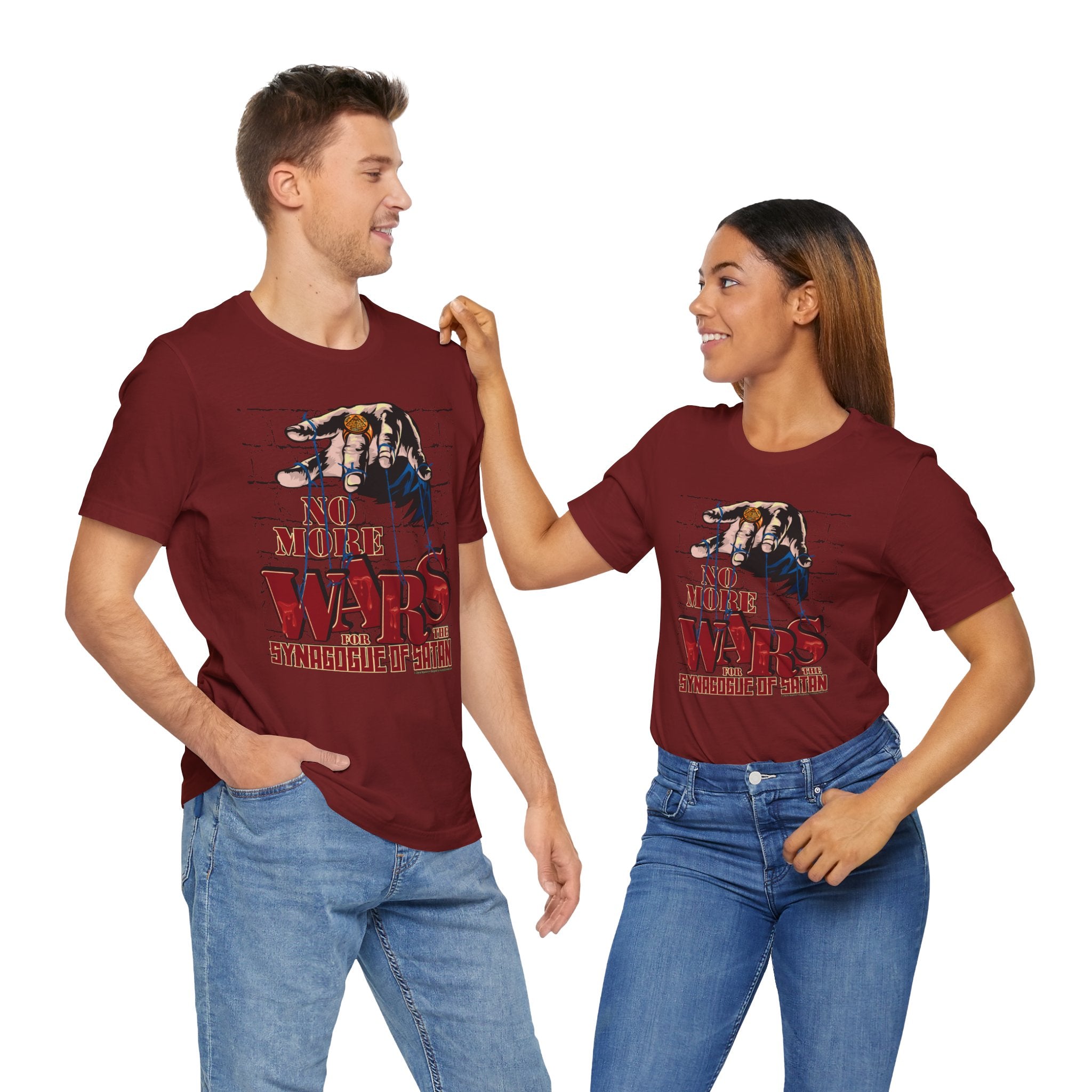 No More Wars for the Synagogue of Satan - Unisex Soft Cotton Short Sleeve T-Shirt