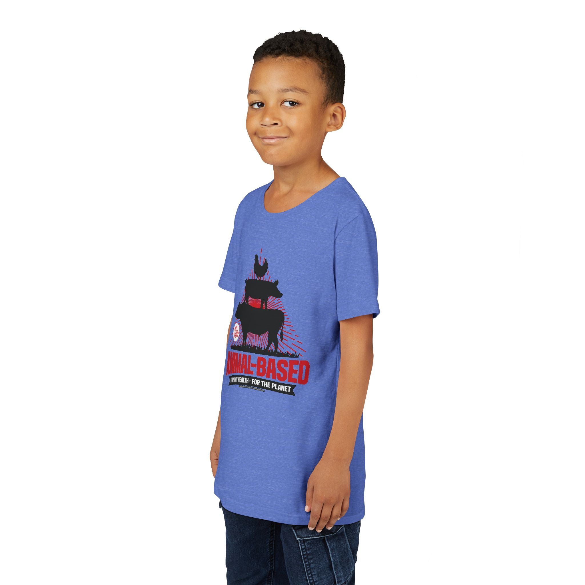 Animal Based - Youth Soft Cotton Short Sleeve T-Shirt