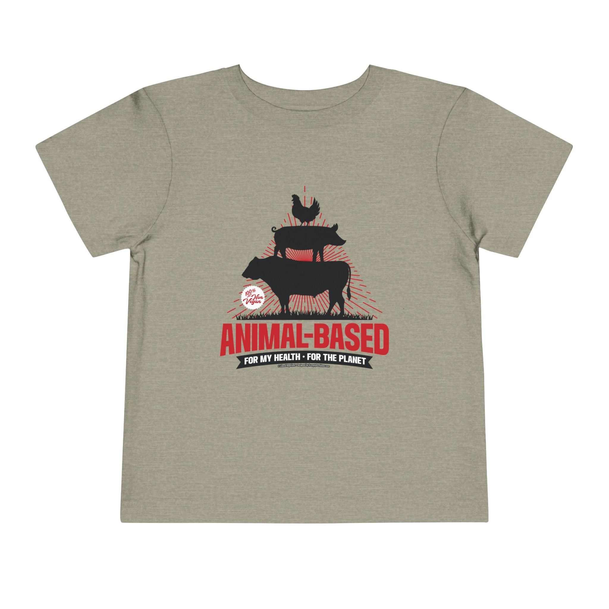 Animal Based - Toddler Soft Cotton Short Sleeve T-Shirt