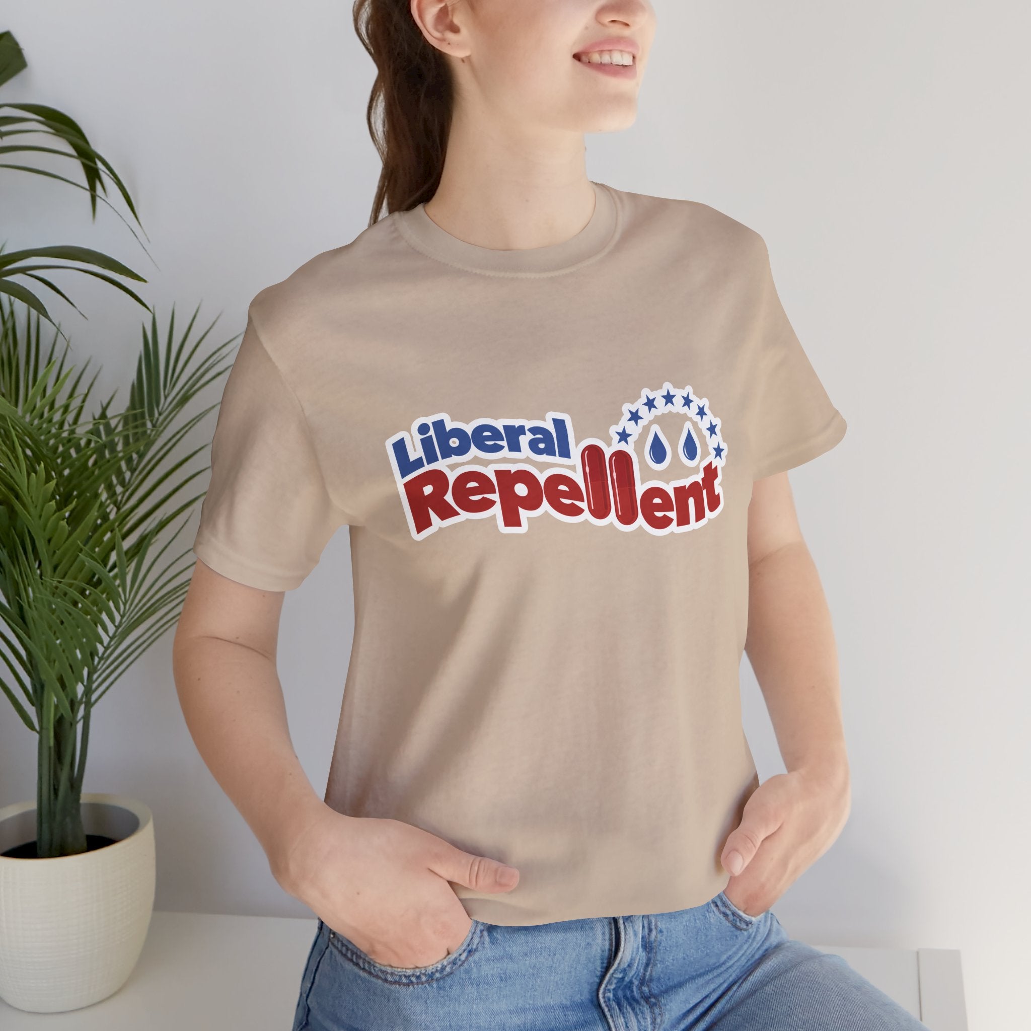 Liberal Repellent - Unisex Soft Cotton Short Sleeve T-Shirt