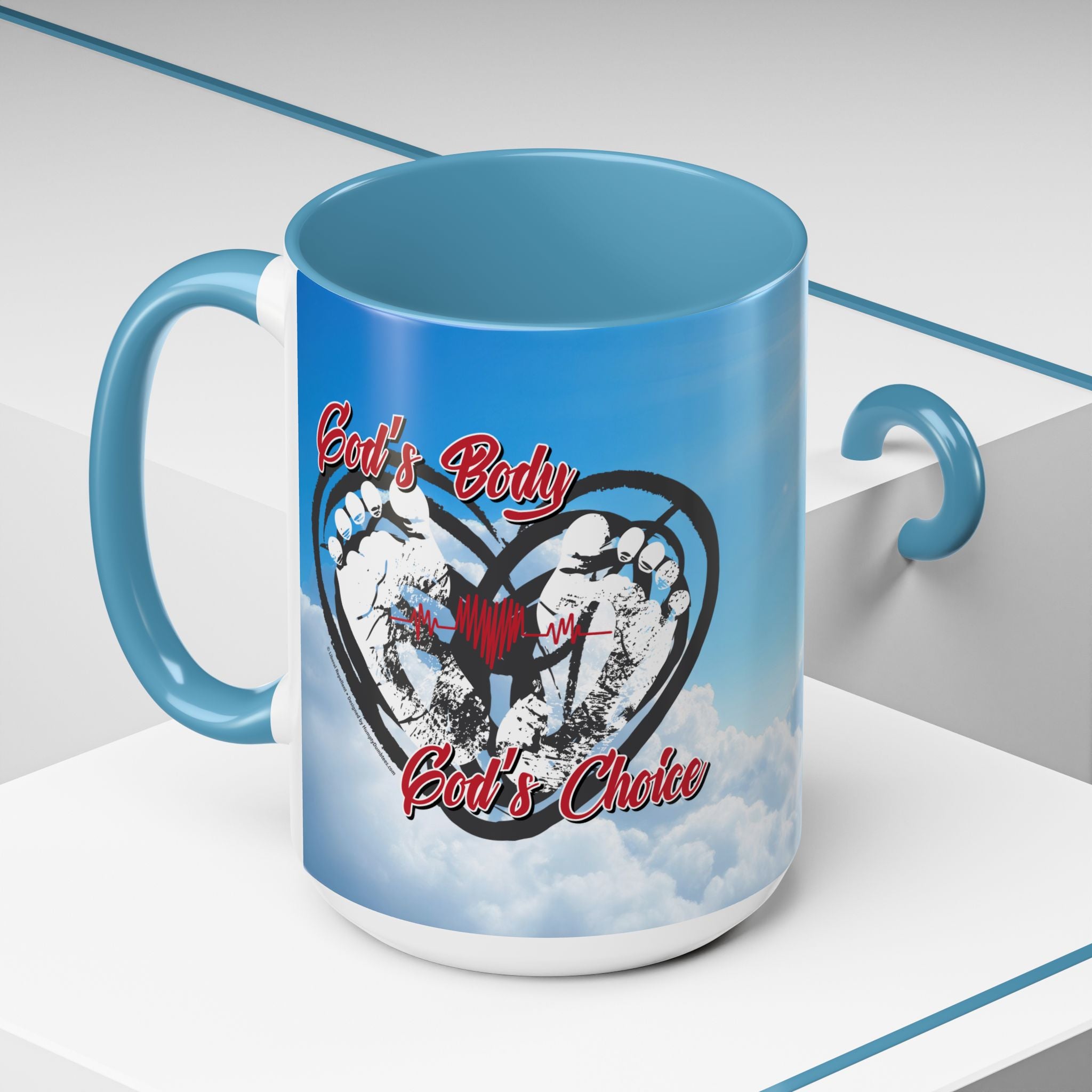 God's Body, God's Choice - 11 & 15oz Ceramic Coffee Mug