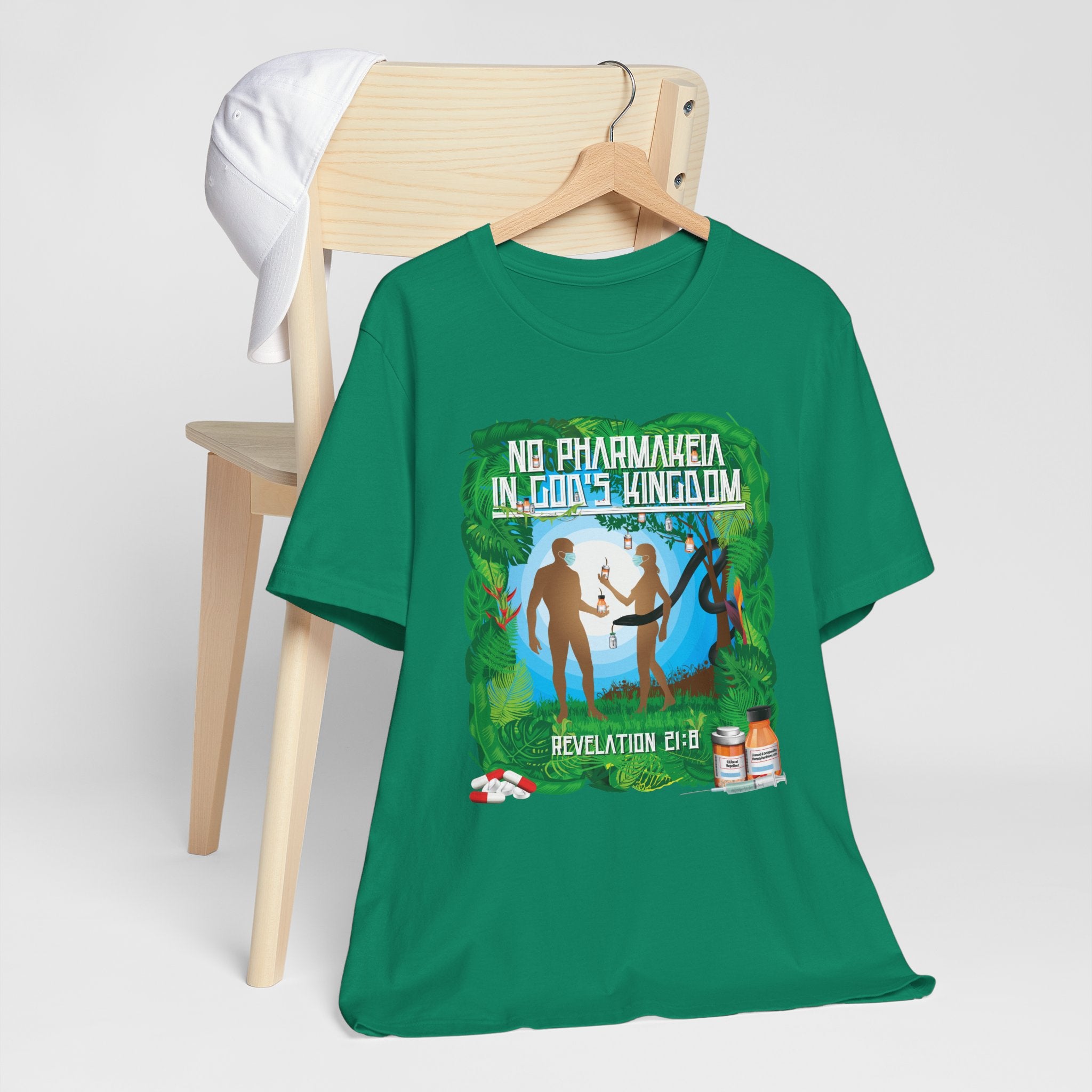 No Pharmakeia in God's Kingdom - Unisex Soft Cotton Short Sleeve T-Shirt