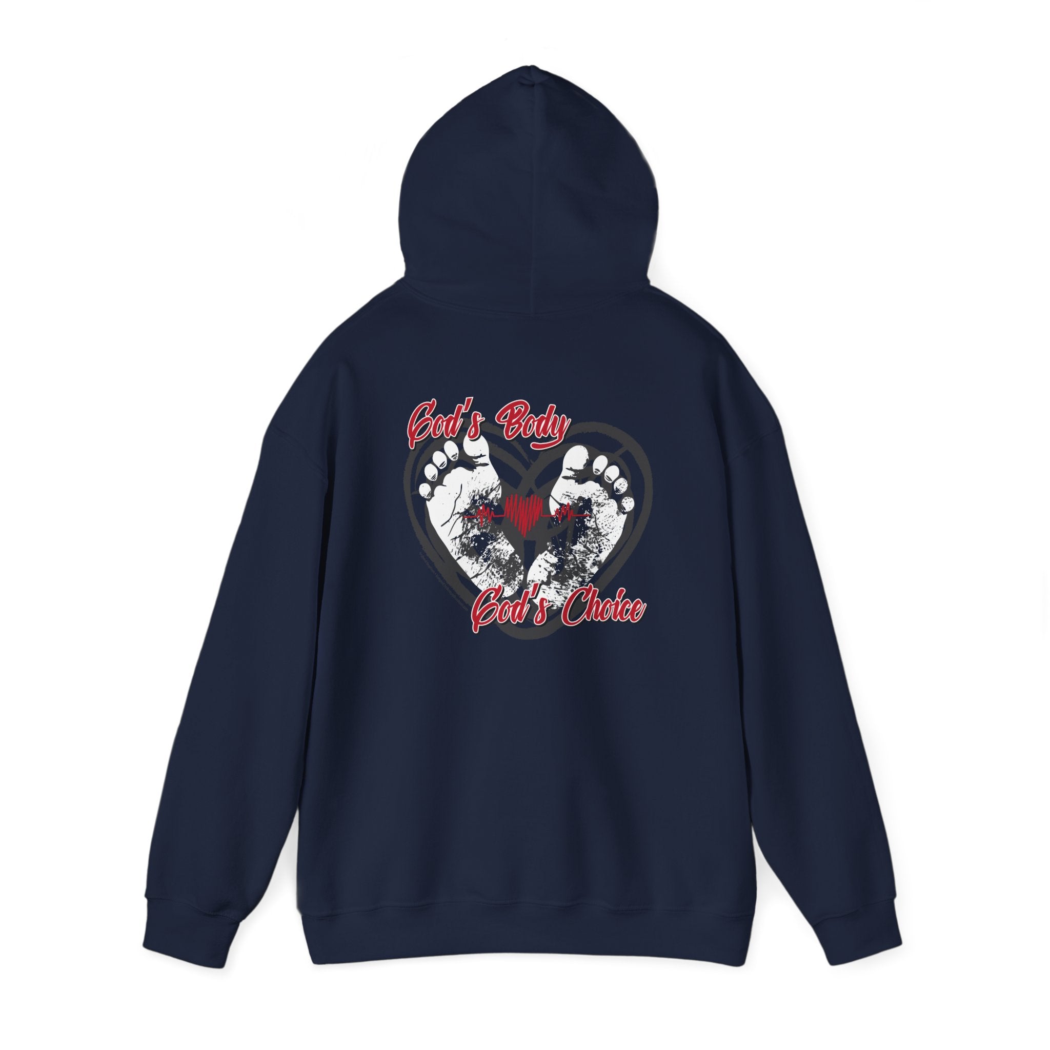 God's Body, God's Choice - Unisex Heavy Blend™ Hooded Sweatshirt