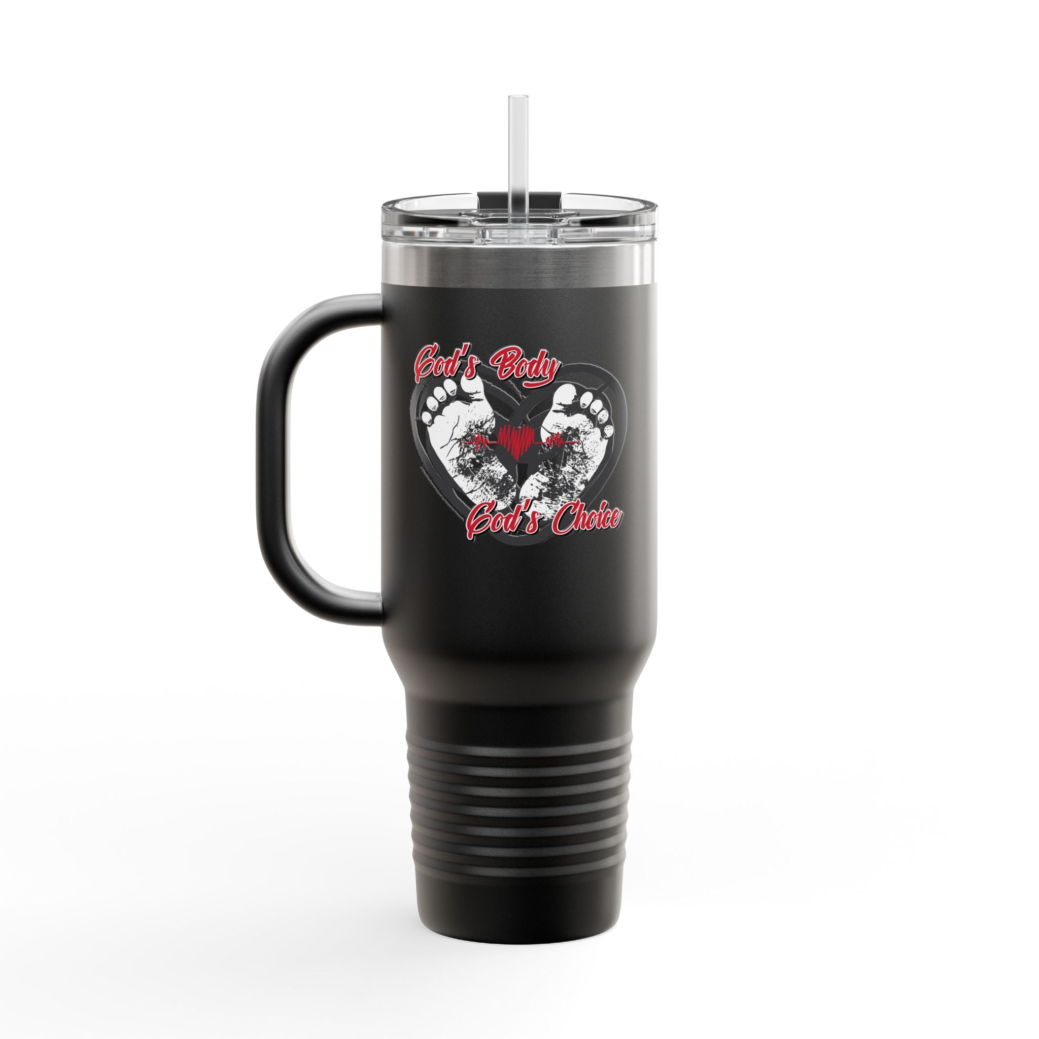 God's Body, God's Choice - 40oz Insulated Travel Mug