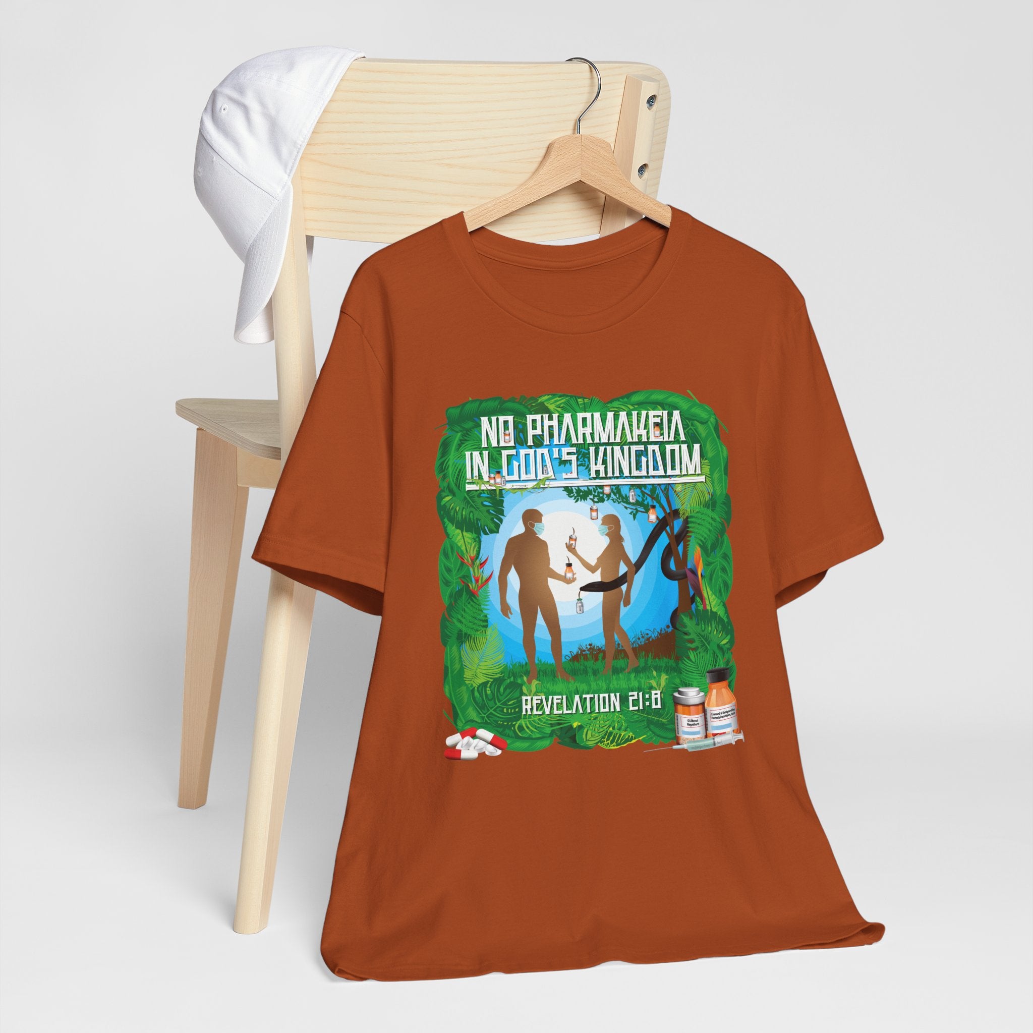 No Pharmakeia in God's Kingdom - Unisex Soft Cotton Short Sleeve T-Shirt