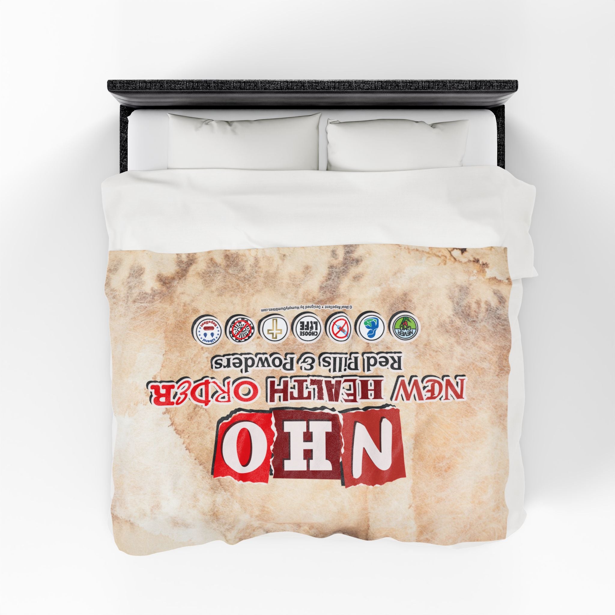 New Health Order - Eco-Friendly Velveteen Plush Blanket