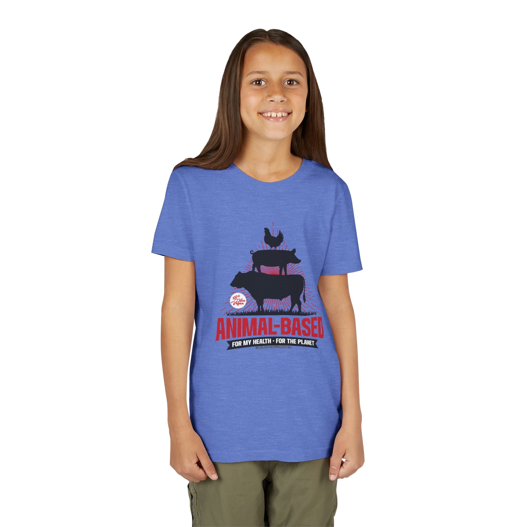 Animal Based - Youth Soft Cotton Short Sleeve T-Shirt
