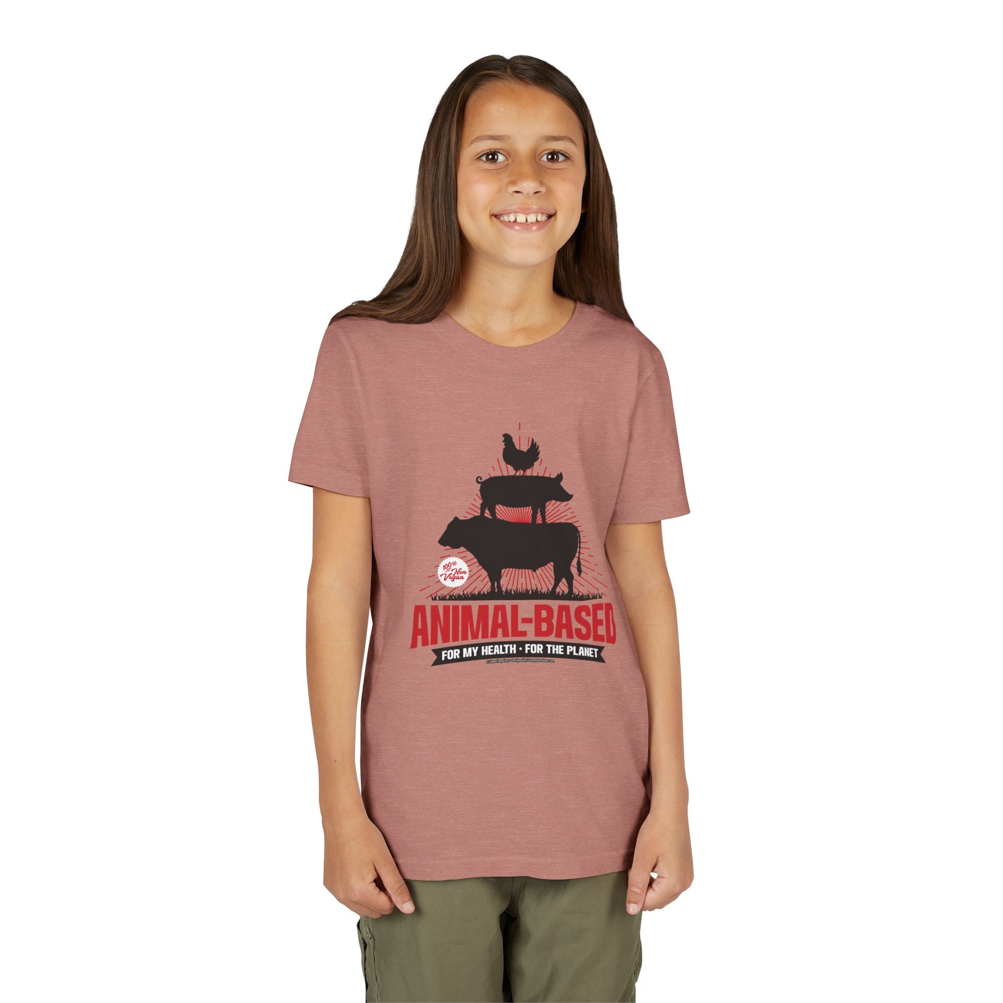 Animal Based - Youth Soft Cotton Short Sleeve T-Shirt
