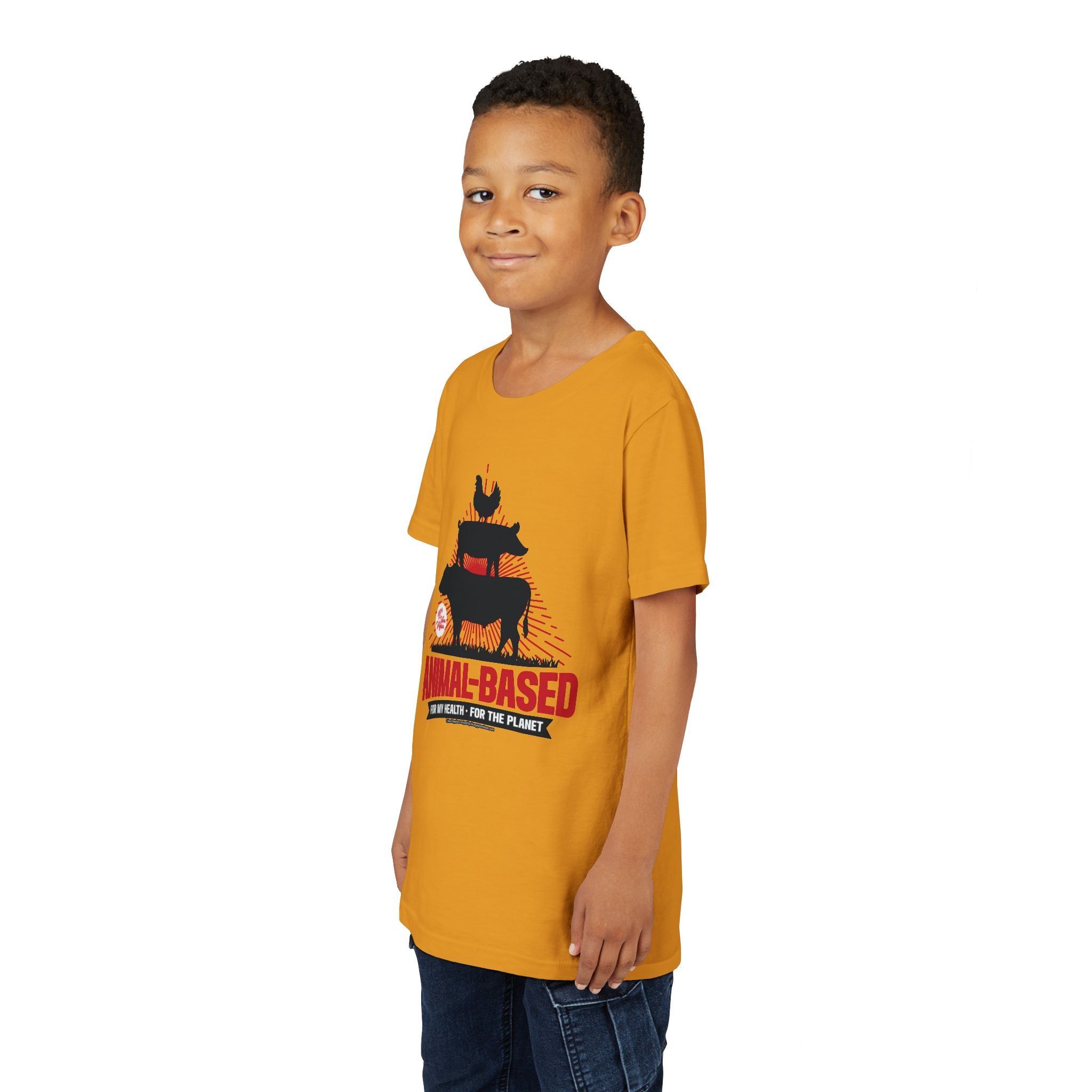 Animal Based - Youth Soft Cotton Short Sleeve T-Shirt