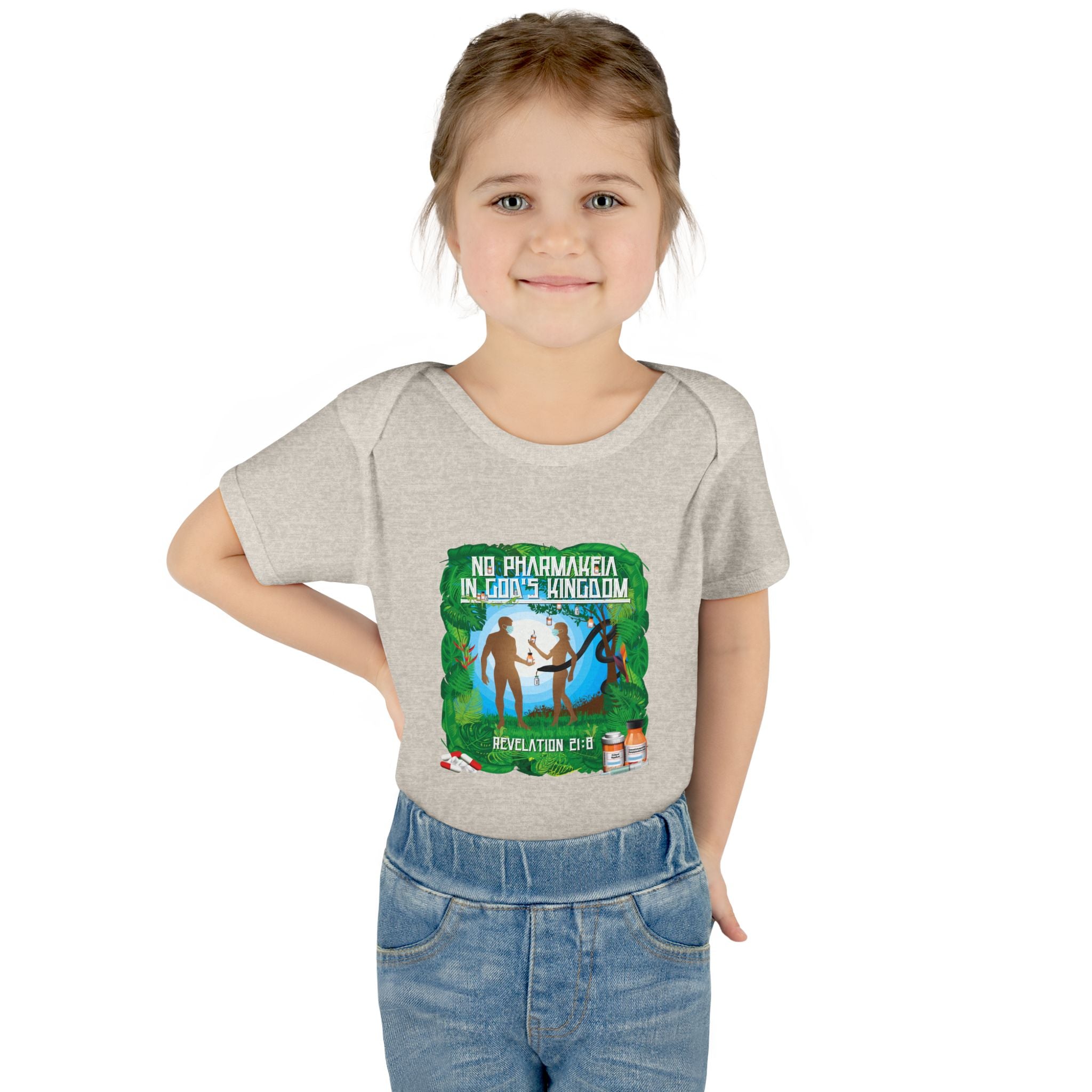 No Pharmakeia in God's Kingdom - Infant Soft Cotton Onsie Bodysuit