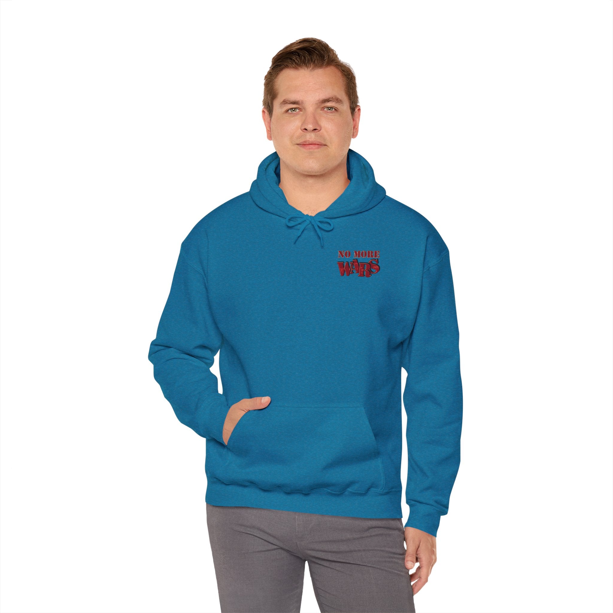 No More Wars for the Synagogue of Satan - Unisex Heavy Blend™ Hooded Sweatshirt
