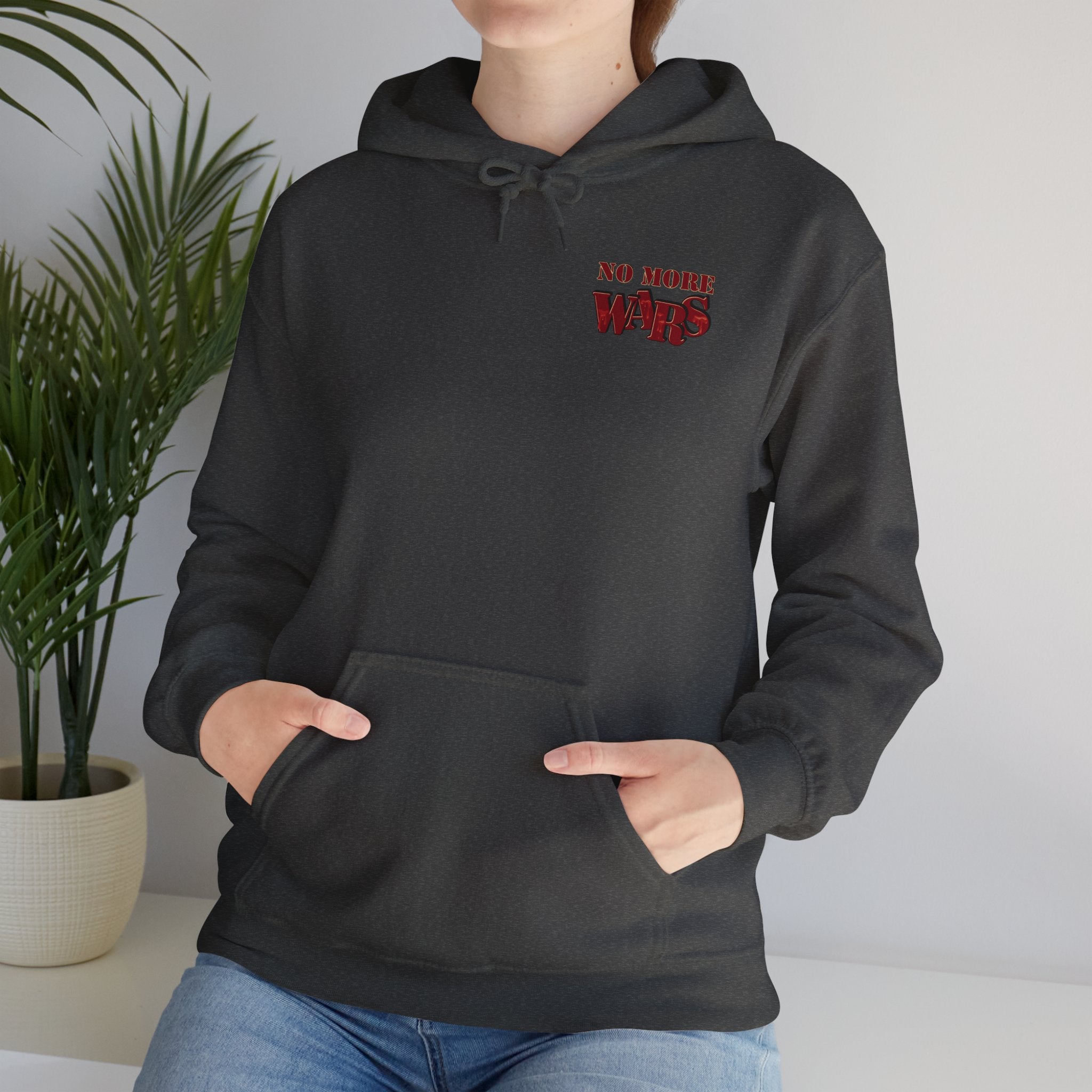 No More Wars for the Synagogue of Satan - Unisex Heavy Blend™ Hooded Sweatshirt