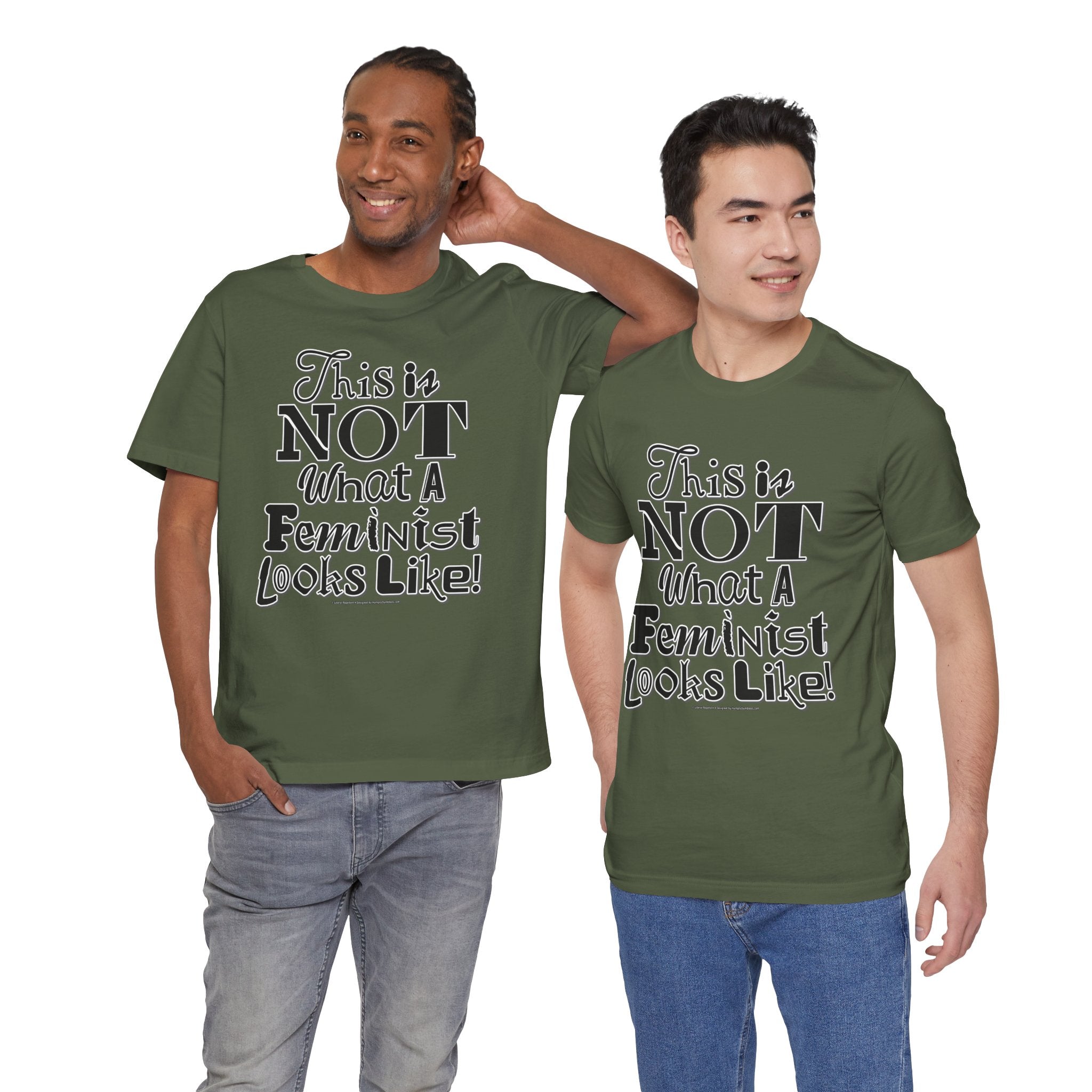 This Is NOT What A Feminist Looks Like - Unisex Soft Cotton Short Sleeve T-Shirt