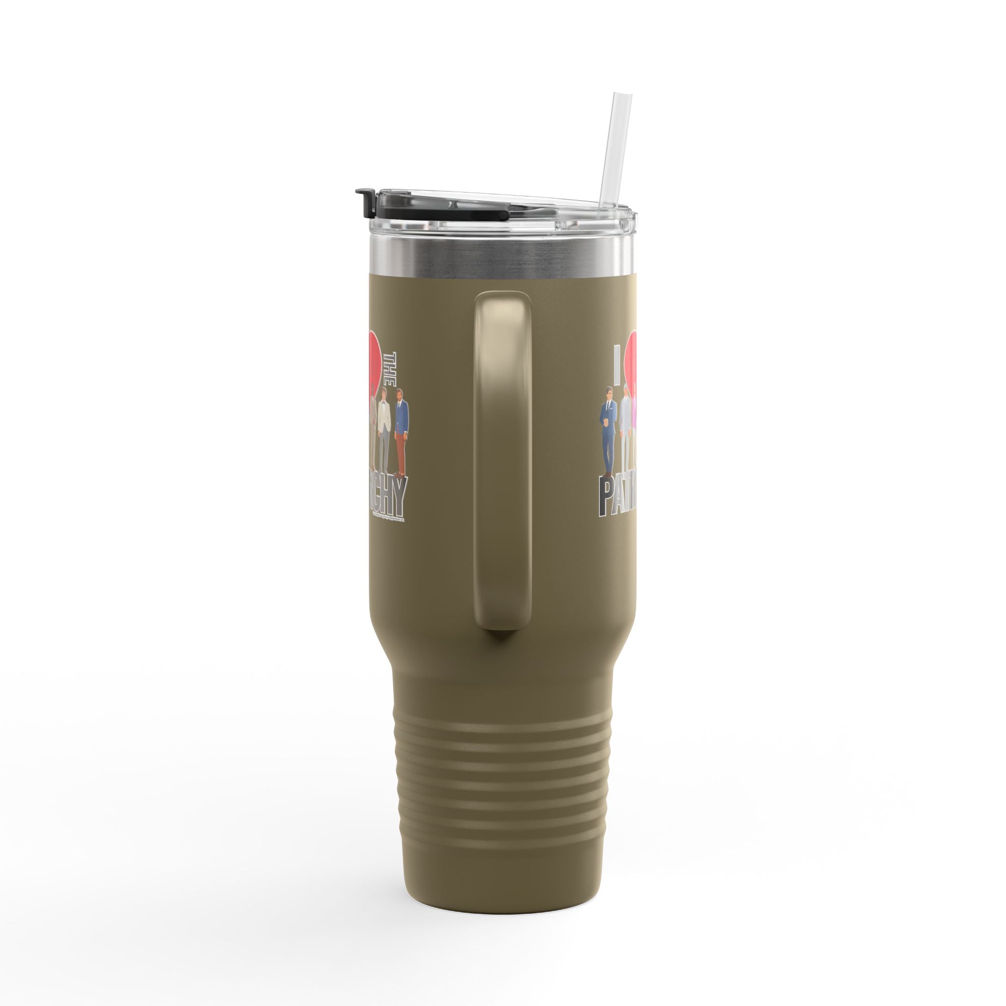 I Heart the Patriarchy (The Good 'Ol Boys Club Edition) - 40oz Insulated Travel Mug