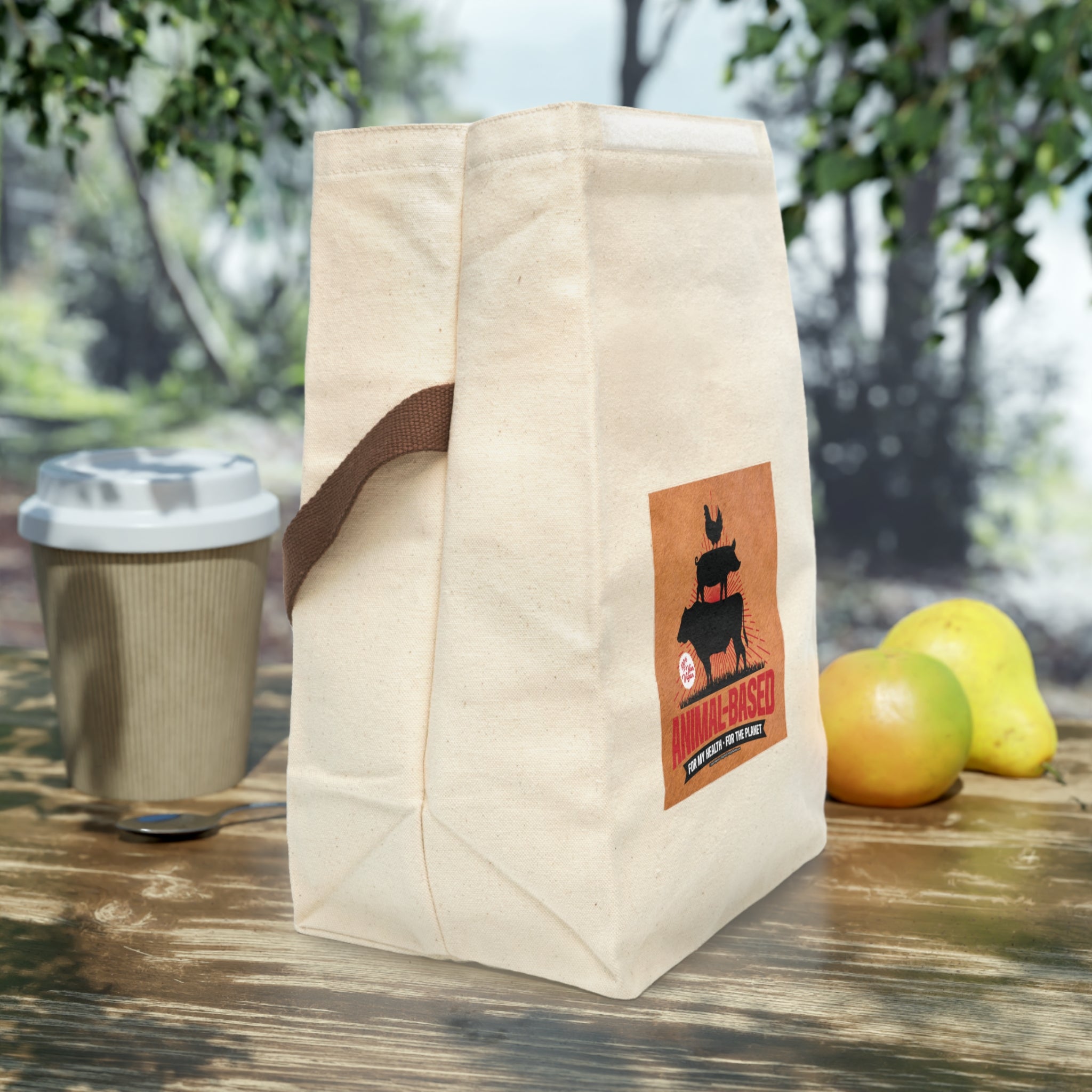 Animal Based - Eco-Friendly Canvas Lunch Bag