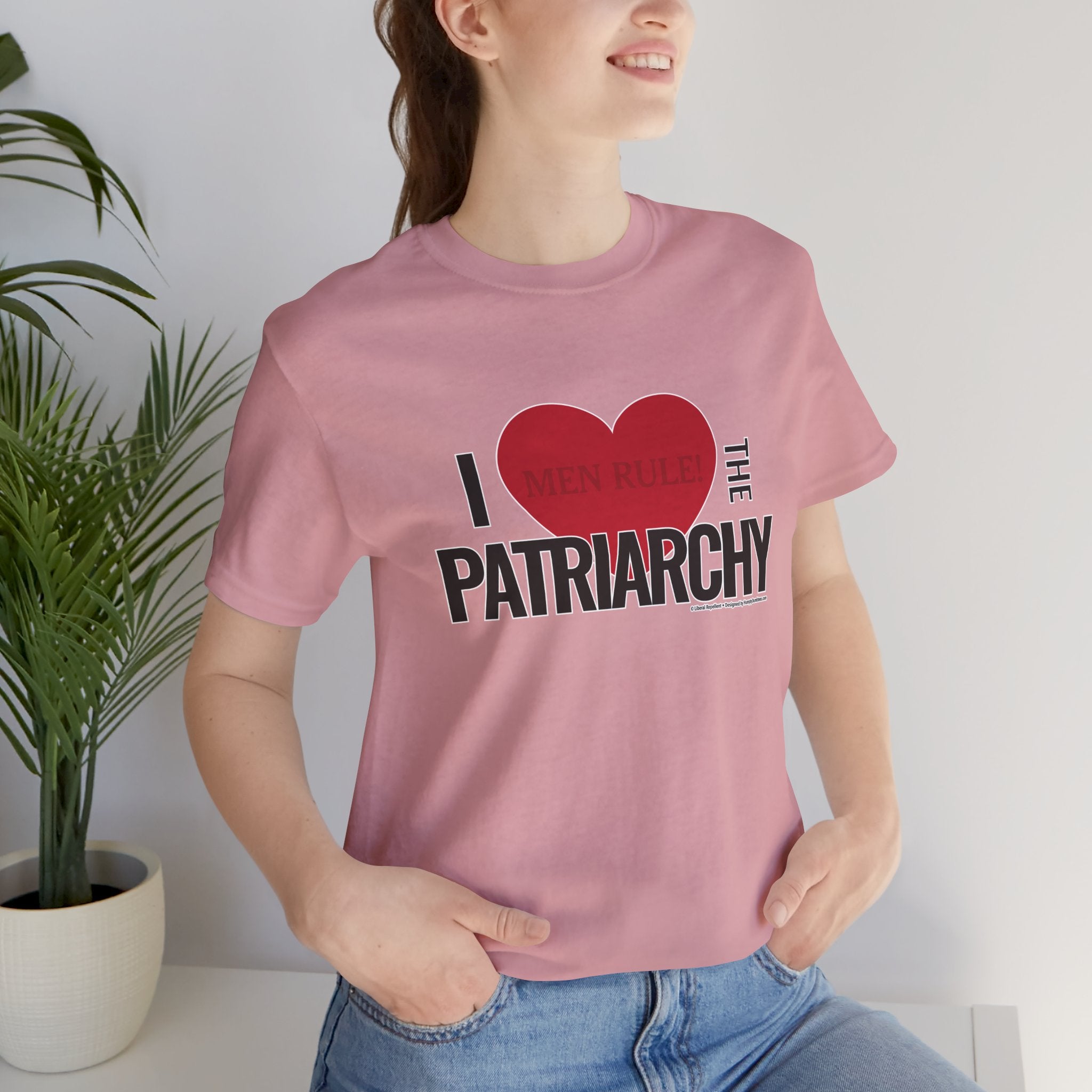 I Love The Patriarchy - Unisex Soft Cotton Short Sleeve T-Shirt